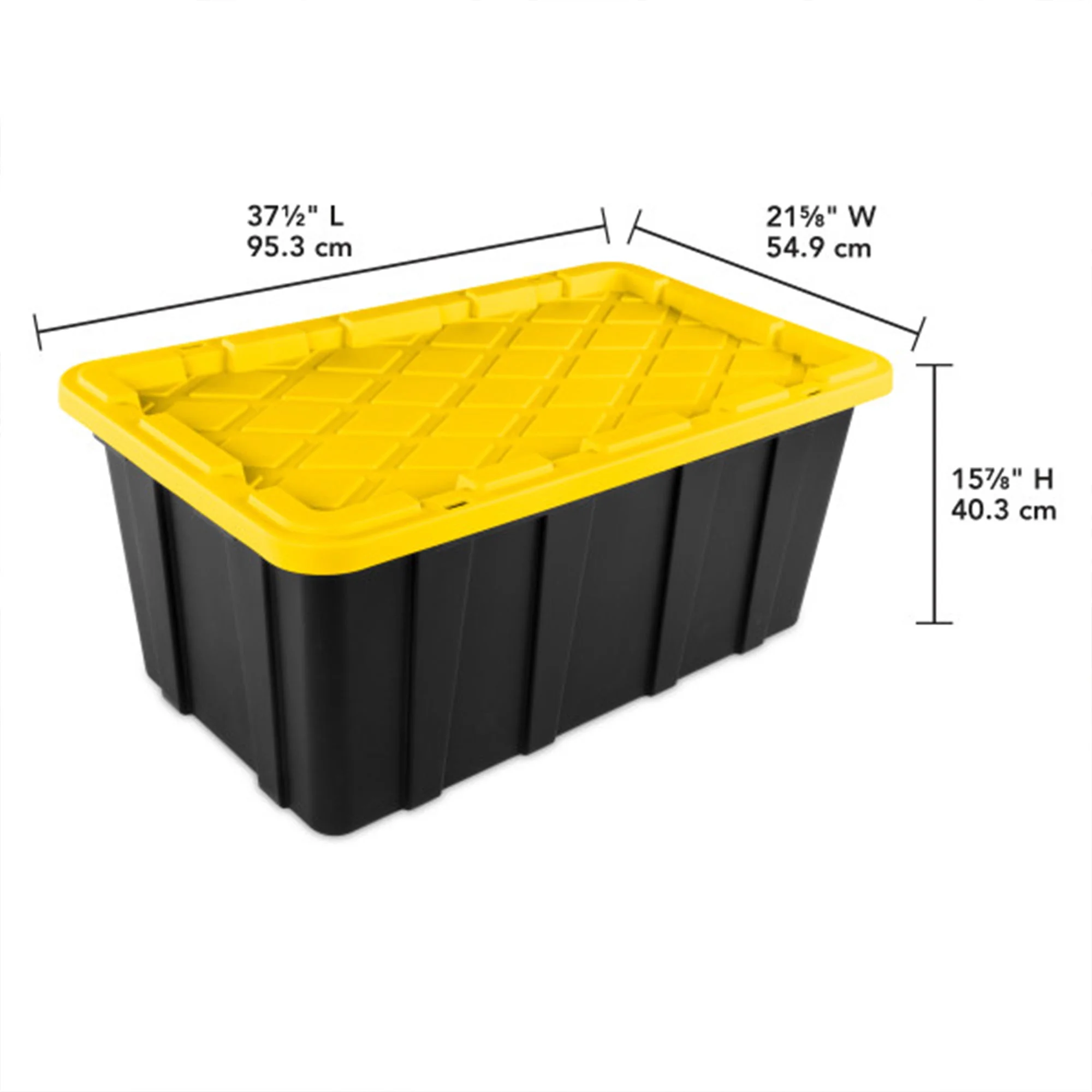 Sterilite 4 Shelf Plastic Storage Unit & 4 Pack 38 Gal Totes & 6 Pack 27 Gal Totes - Image 9