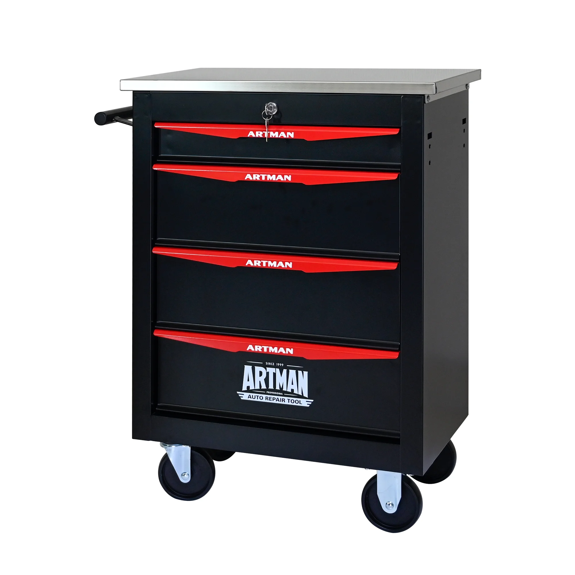 ARTMAN 6 Drawers Metal Rolling Storage Tool Chest Cabinet Cart with Wheels,with Key Locking and Parking Brake, Tool Box for Garage Workshop Warehouse - Image 46