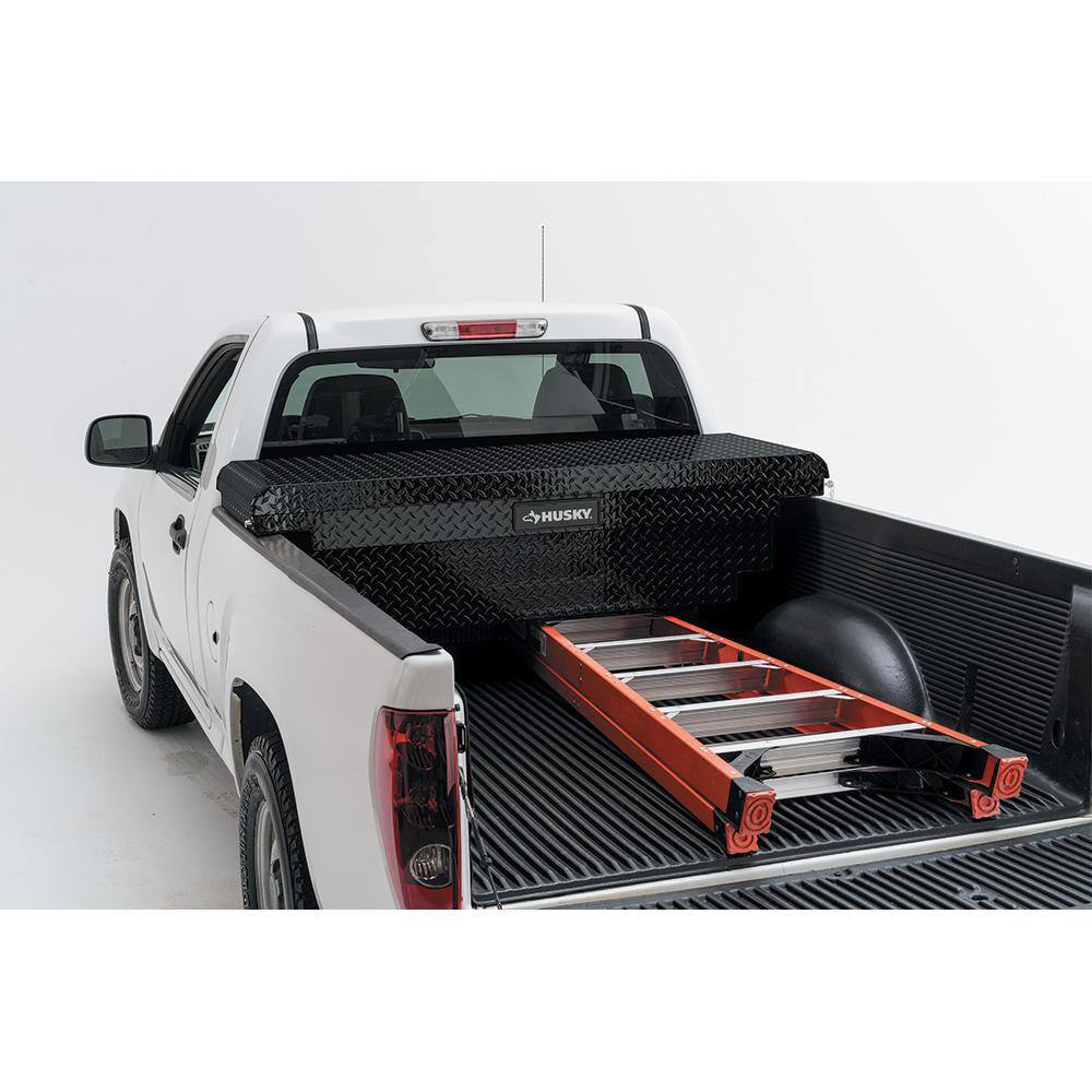 61.86 Matte Black Aluminum Low Profile Truck Box for Mid-Size Trucks - Image 5