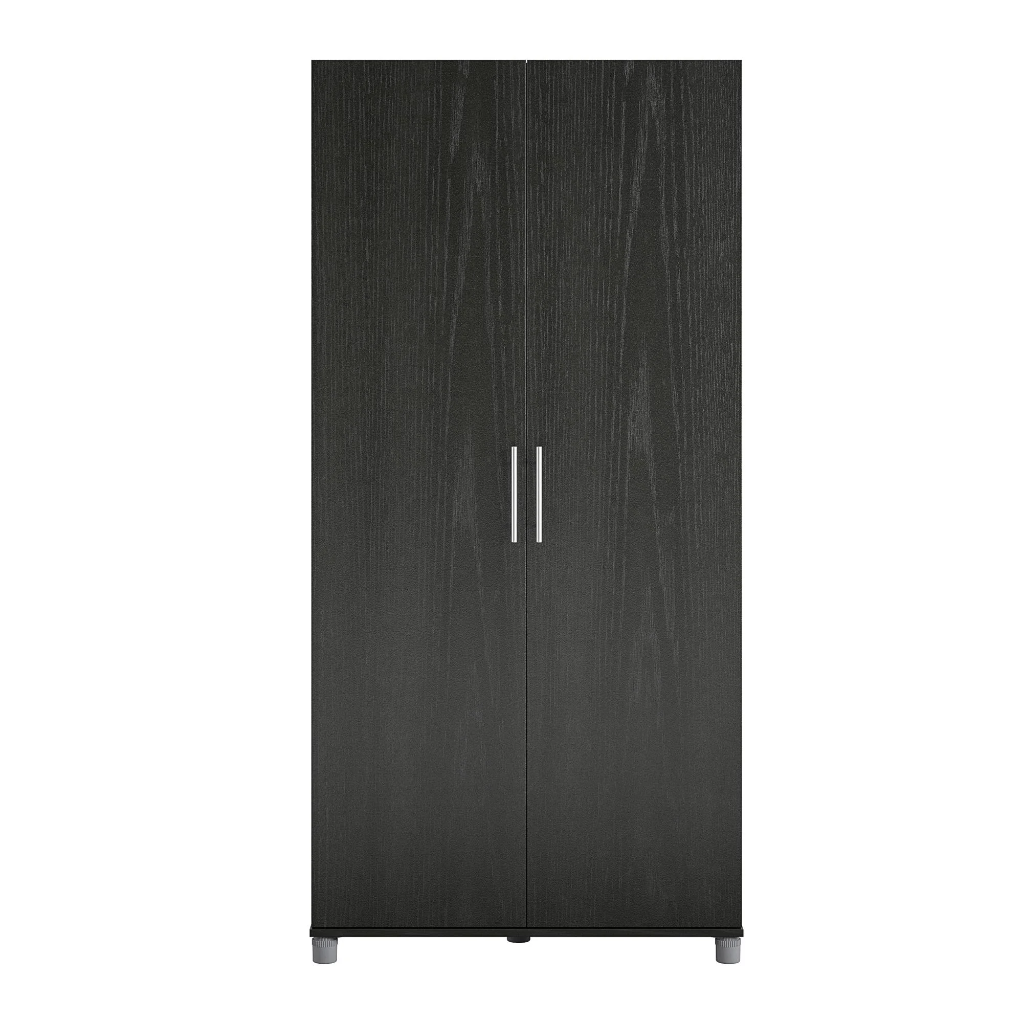 Camberly 36" Utility Storage Cabinet, Black Oak - Image 6