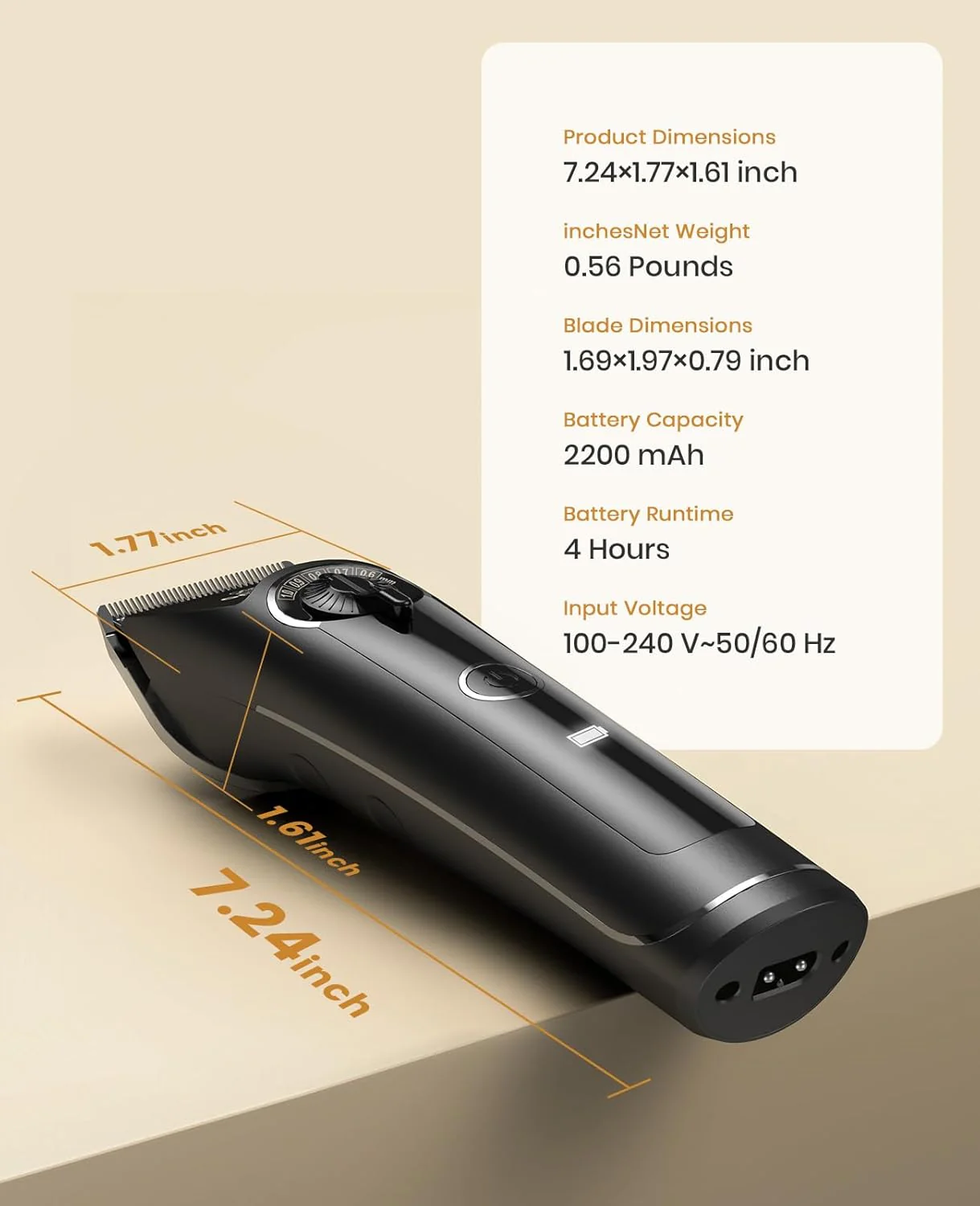 Dog Clippers for Grooming Doodles and Poodles, Professional Pet Hair Trimmer for Thick Curly Hair - Image 7