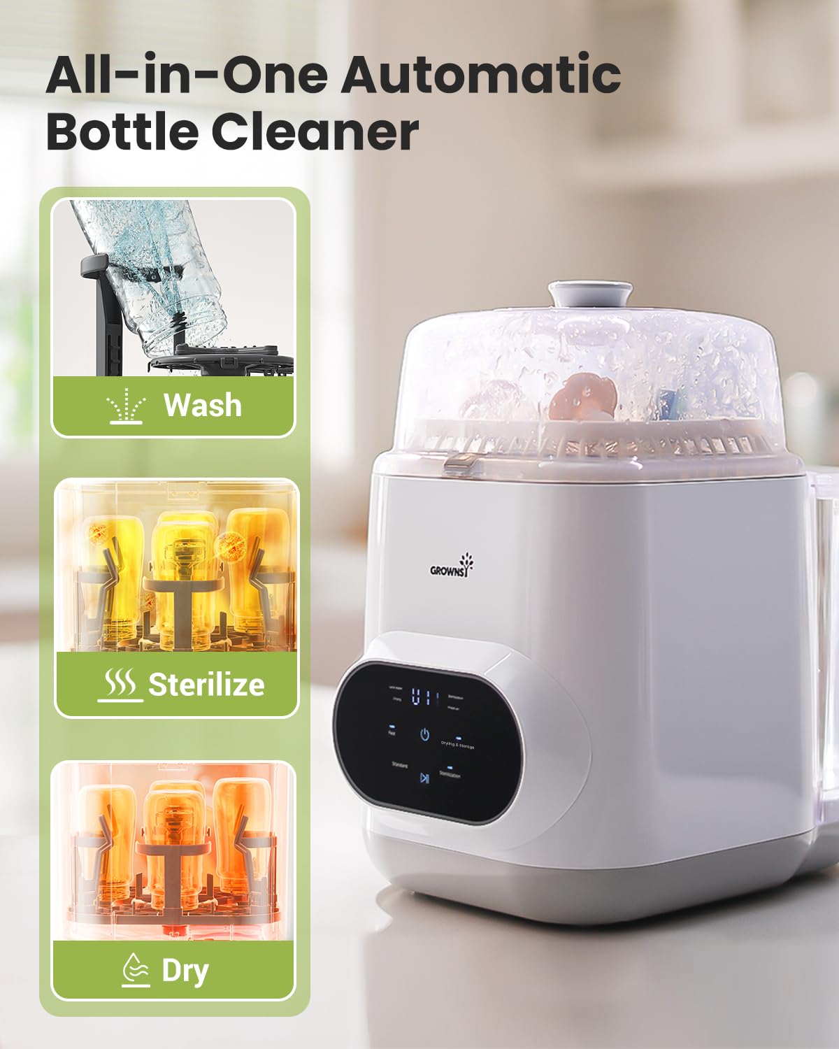 All-in-One Baby Bottle Washer & Cleaner Pro - Image 4