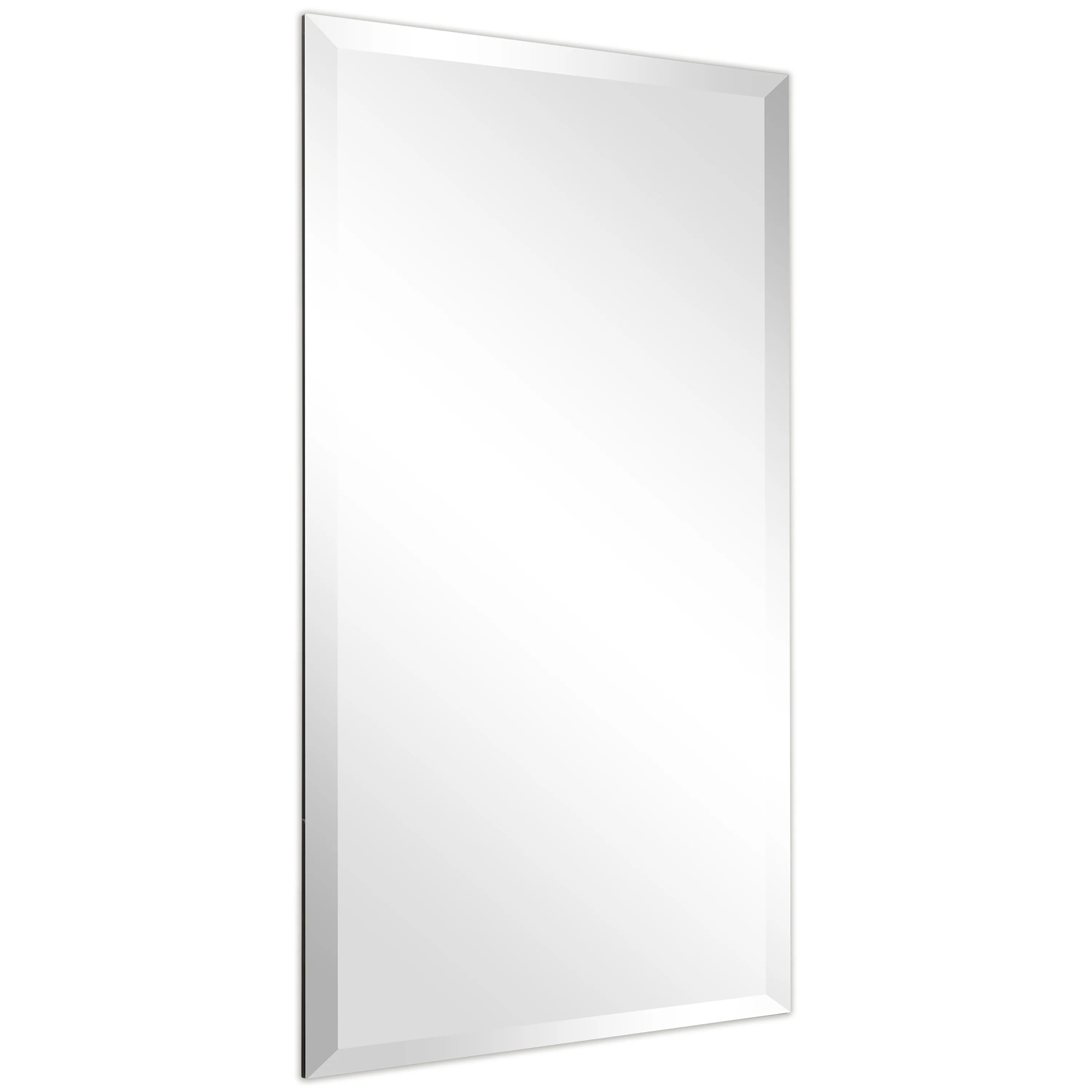 Frameless Beveled Prism Wall Mirror, Clear Square or Rectangular Decorative Mirror for Bathroom, Bedroom and Home Decor - Image 20