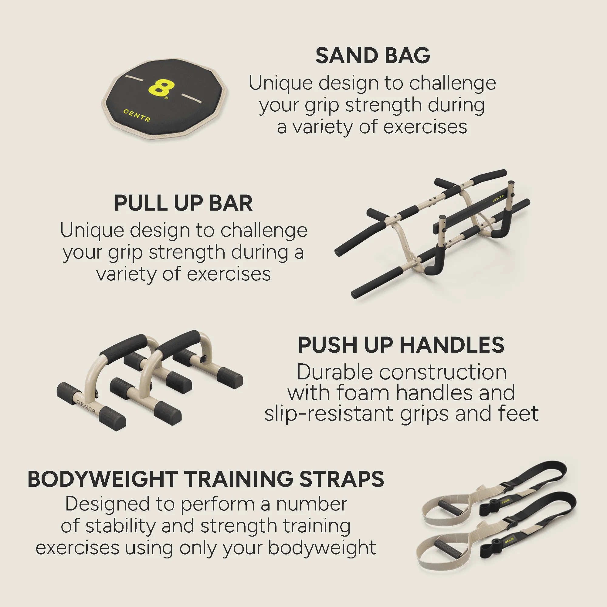 Centr By Chris Hemsworth Strength Training Kit, Home Workout Equipment, 6 Piece Set + 3-Month Membership - Image 5