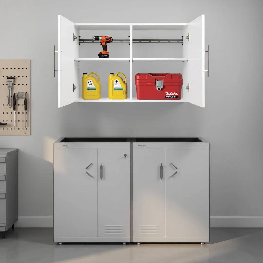 Prepac's HangUps Upper Storage Cabinet - Elegant and Spacious Wall Cabinets to Maximize Your Storage, 36" Size, Classic White Finish - Image 3