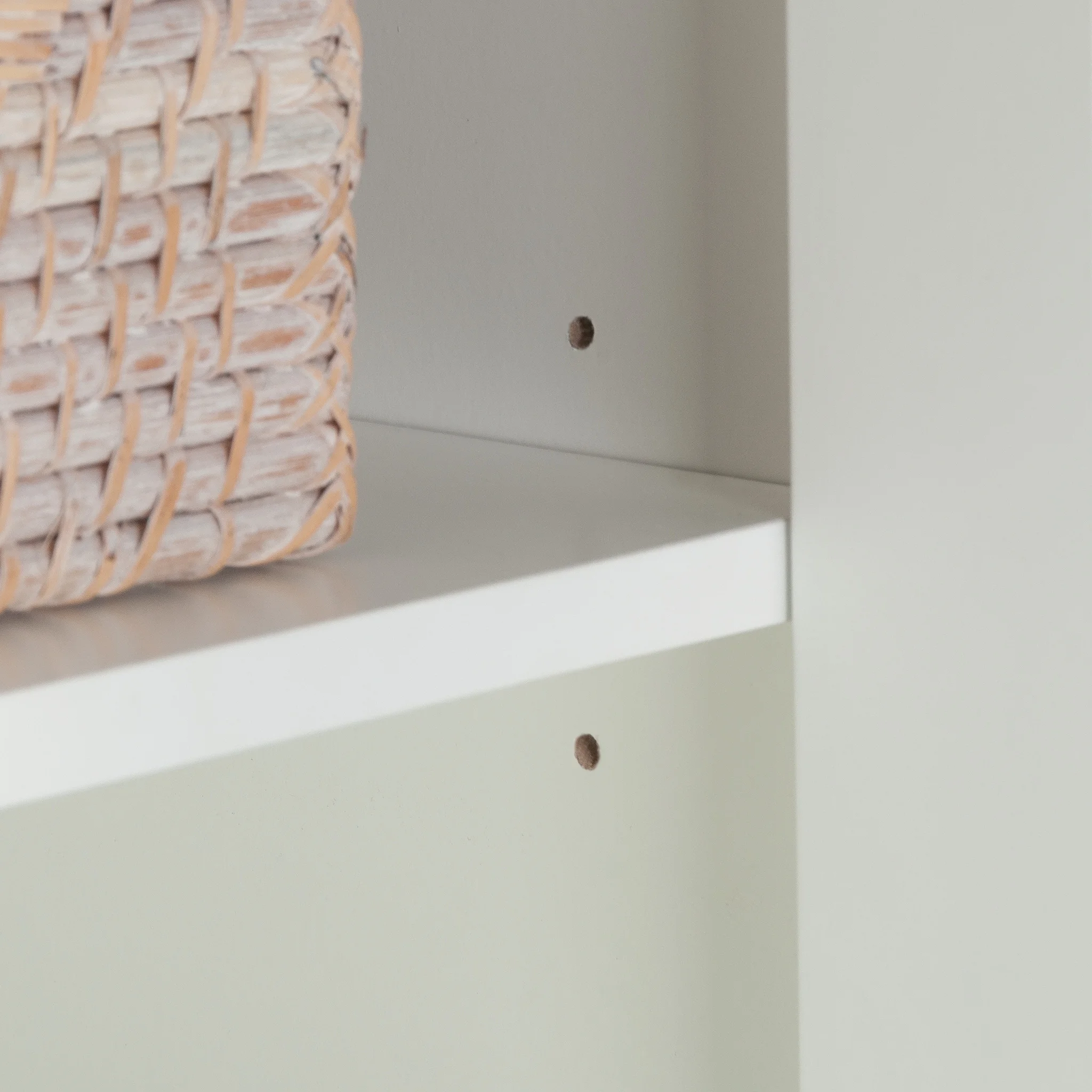 Sauder Two-Door Storage Cabinet, White Finish - Image 9