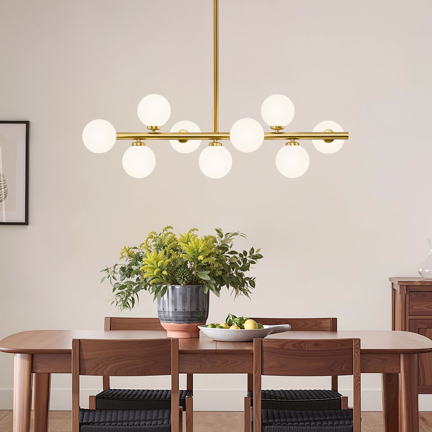 Mid Century Modern Sputnik Chandelier,16-Light Dining Room Light Fixture - Image 8
