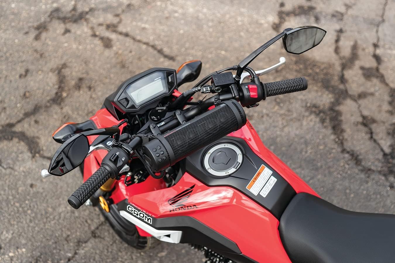 300W Waterproof Bluetooth Motorcycle Sound Bar – Handlebar Mount, Satin Black - Image 5