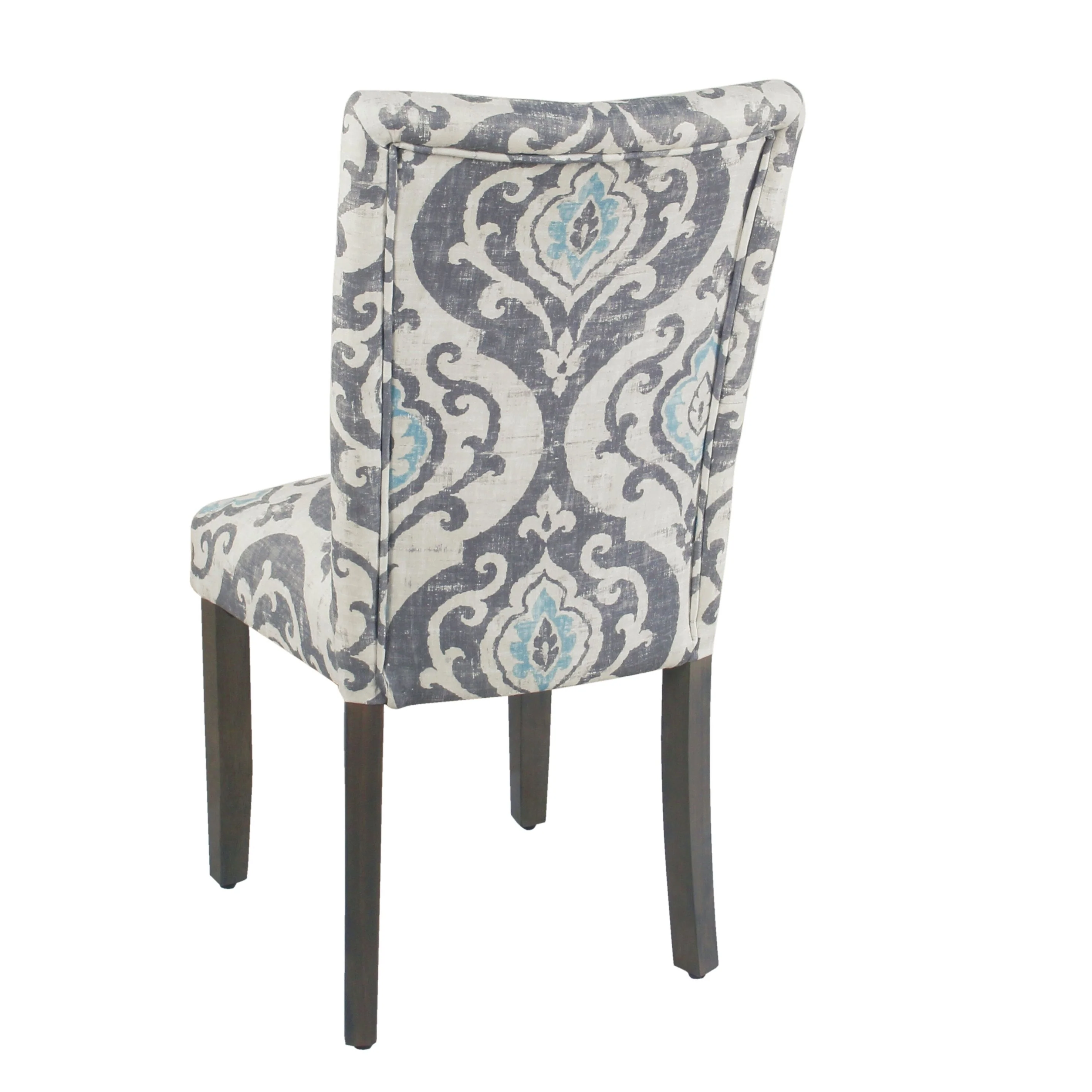 Set of 2 Upholstered Medallion Dining Chairs, Comfortable Parsons Style Chairs for Kitchen and Dining Room - Image 27