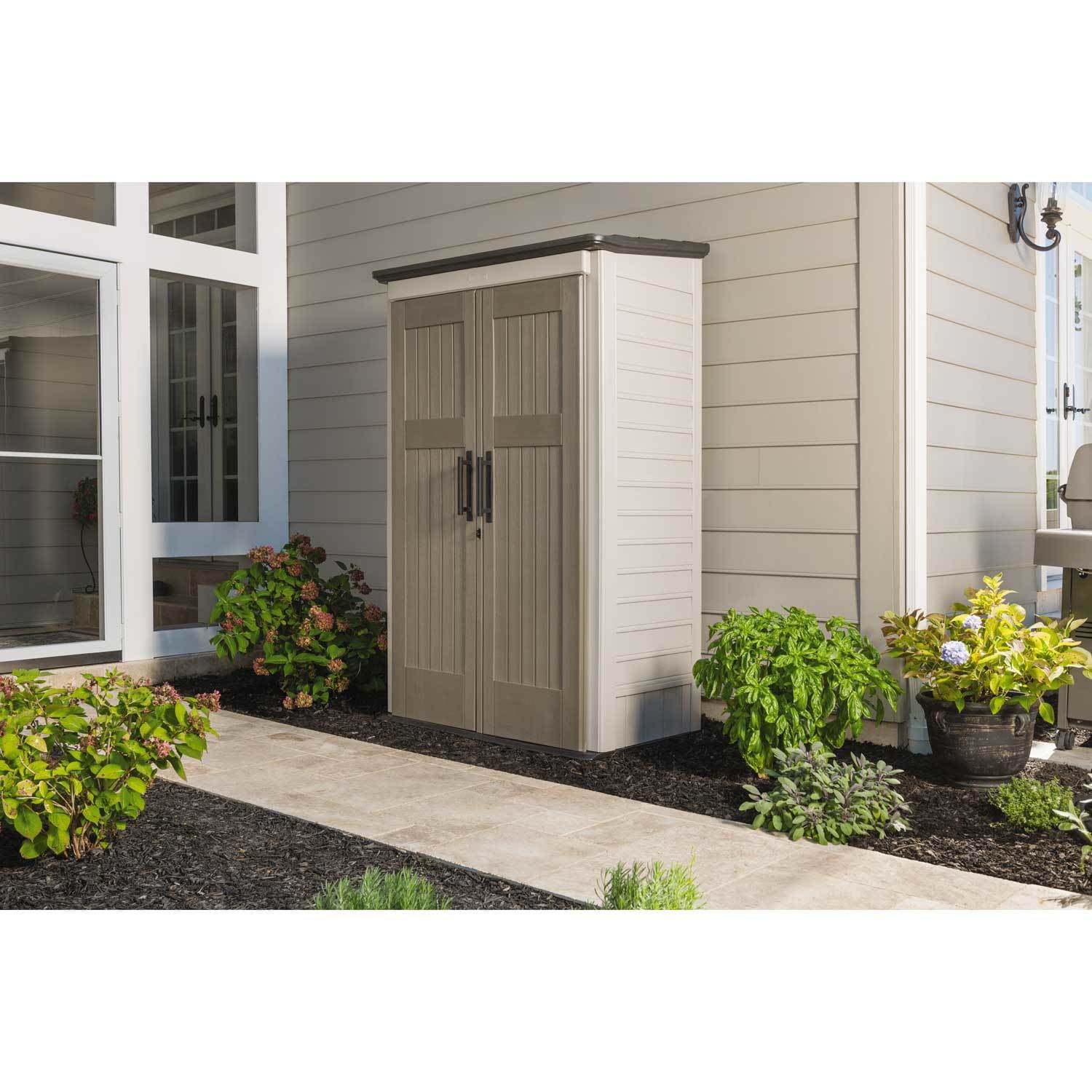Outdoor Storage Shed, 52 Cu.Ft., Weather-Resistant, Lockable Doors - Image 4