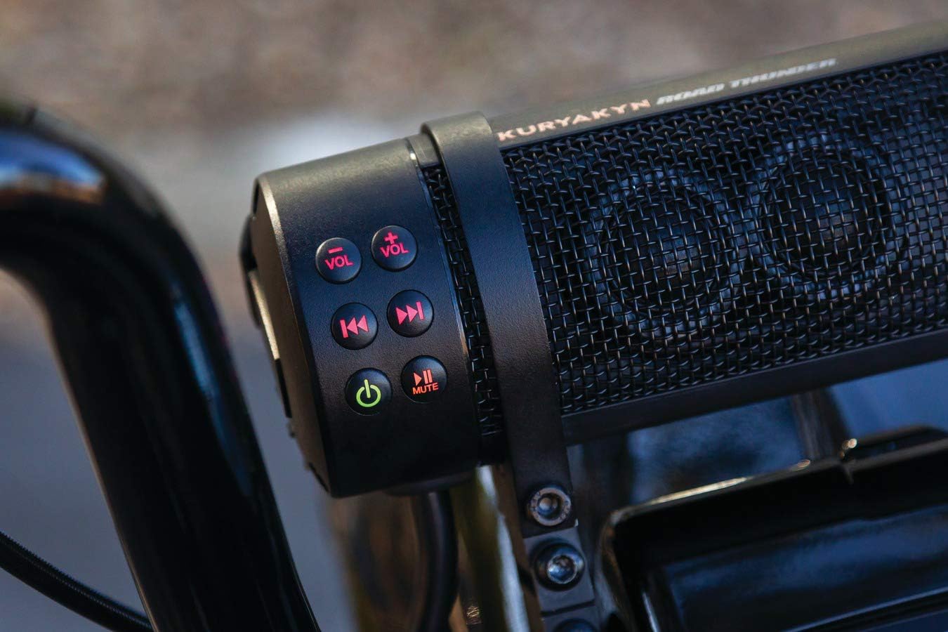 300W Waterproof Bluetooth Motorcycle Sound Bar – Handlebar Mount, Satin Black - Image 6
