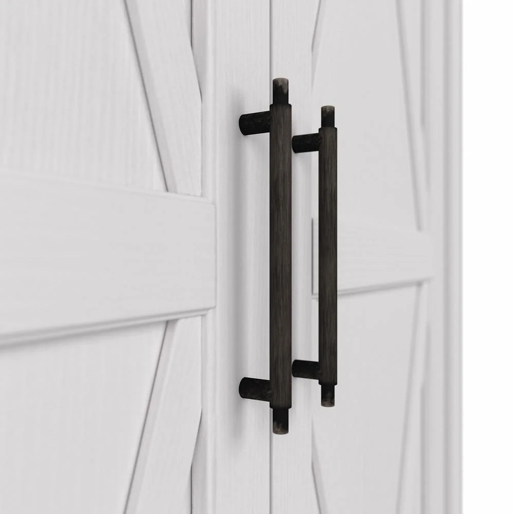 Key West Tall Storage Cabinet with Doors in Bing Cherry - Engineered Wood - Image 13