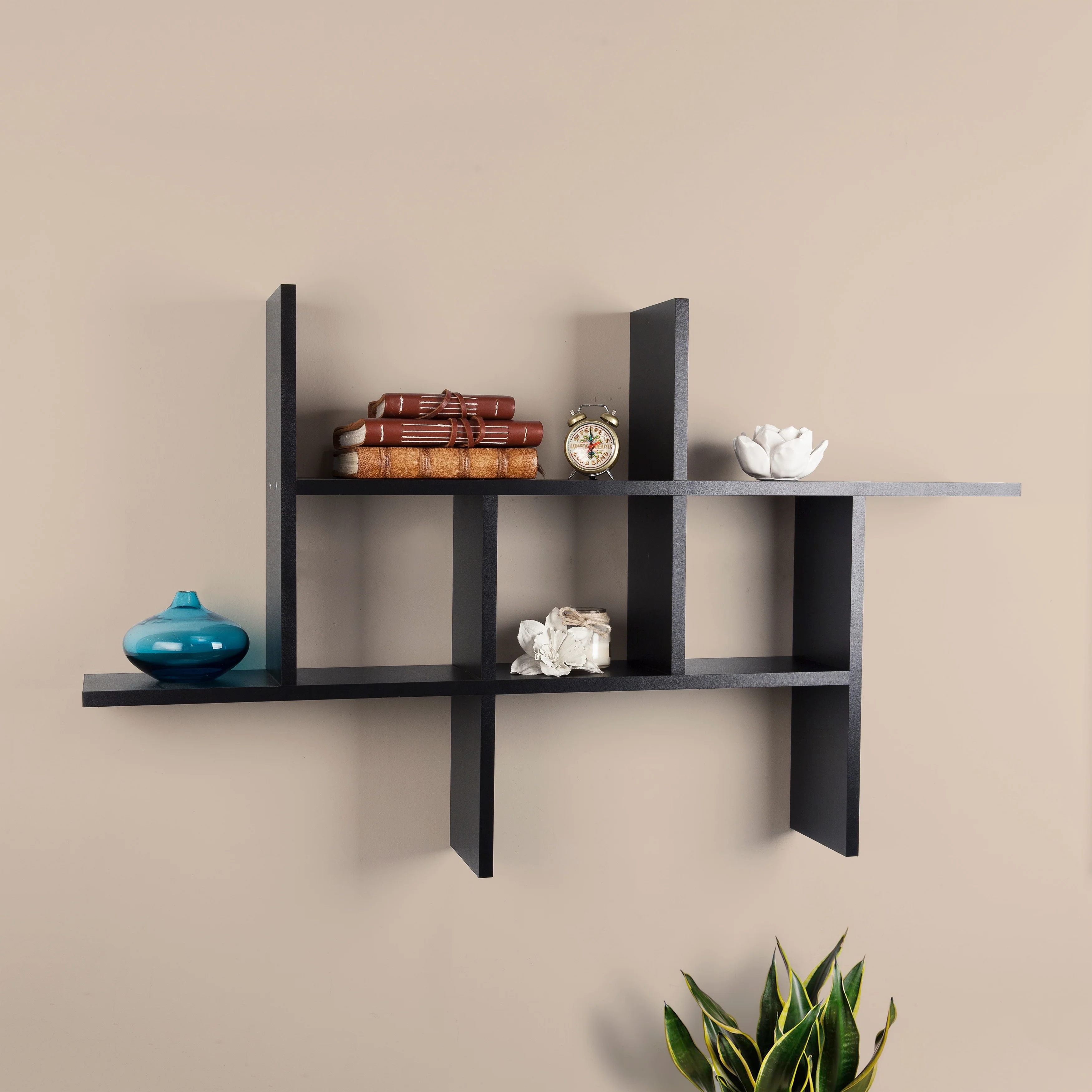 Cantilever Floating Wall Shelf, Modern Decorative Display Shelf for Living Room, Bedroom and Home Storage - Image 14