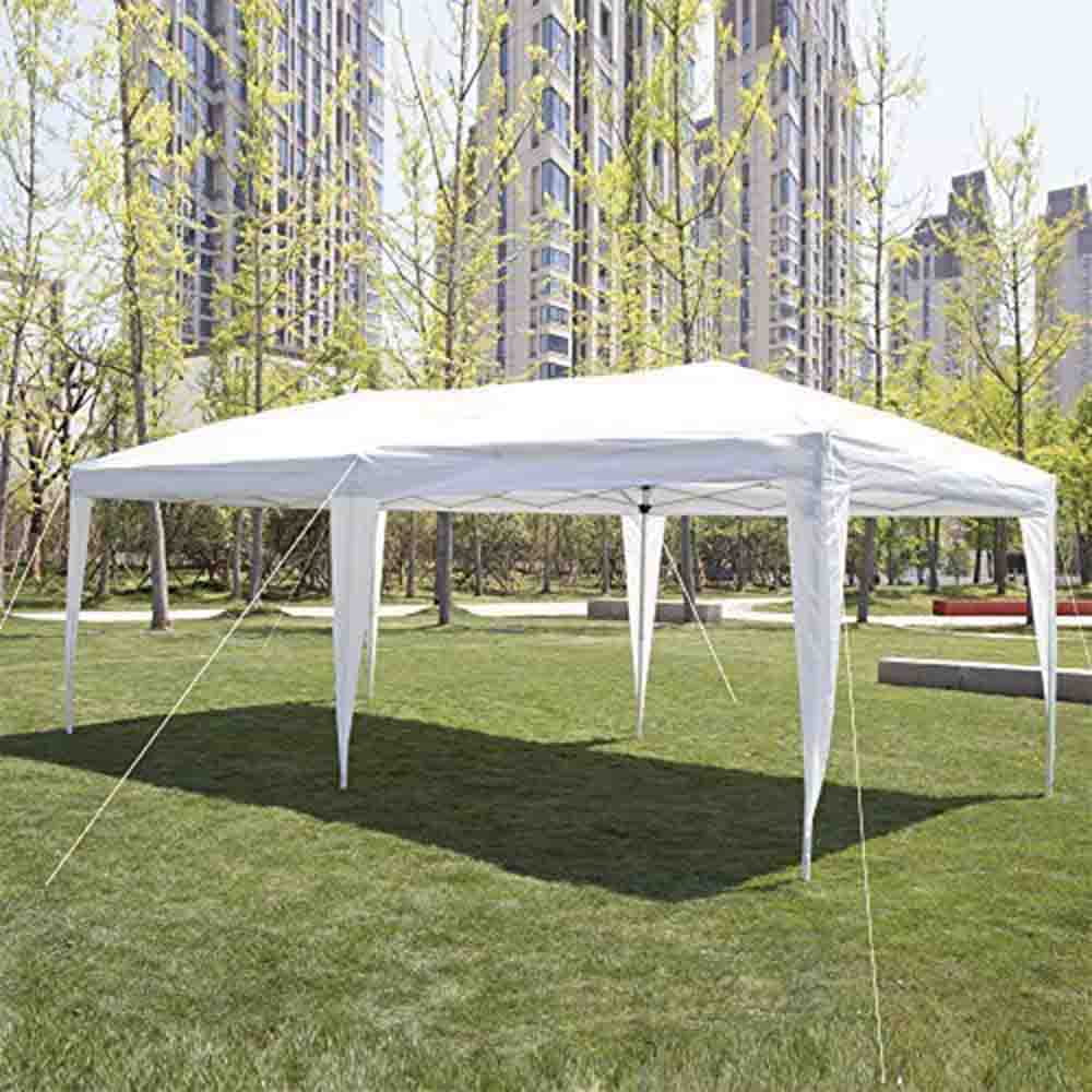 UBesGoo Ez Pop Up Patio Canopy Tent Gazebo Outdoor Party with 6 Sidewalls 10 x 20 ft Blue - Image 55