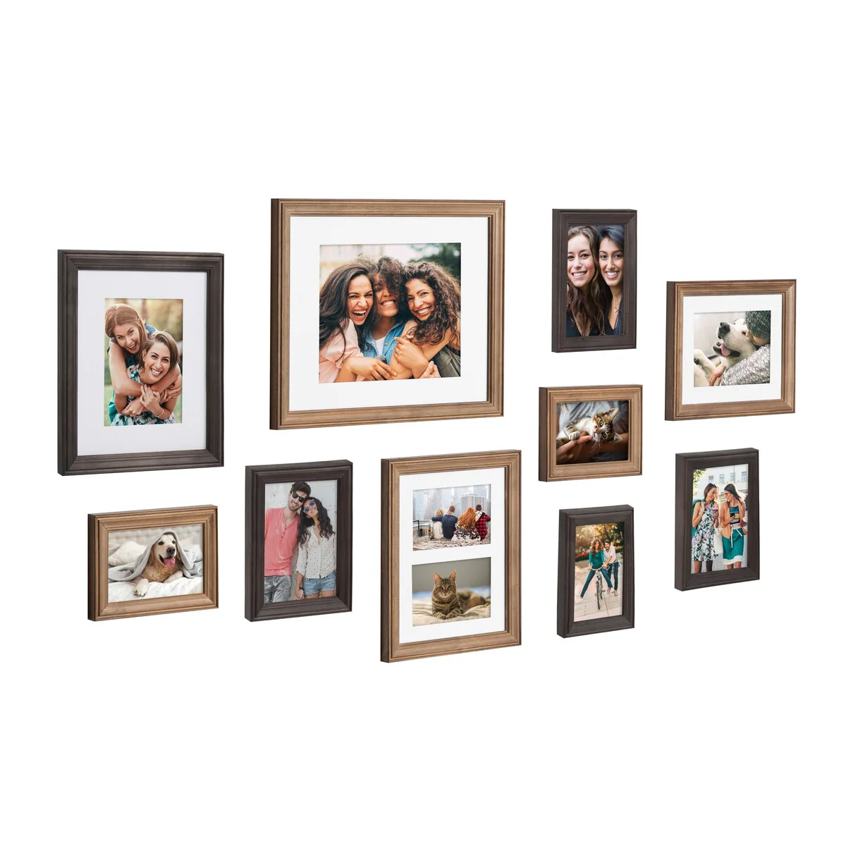10-Piece Wood Gallery Wall Picture Frame Set, Decorative Photo Display Frames for Living Room, Bedroom and Home Decor - Image 51