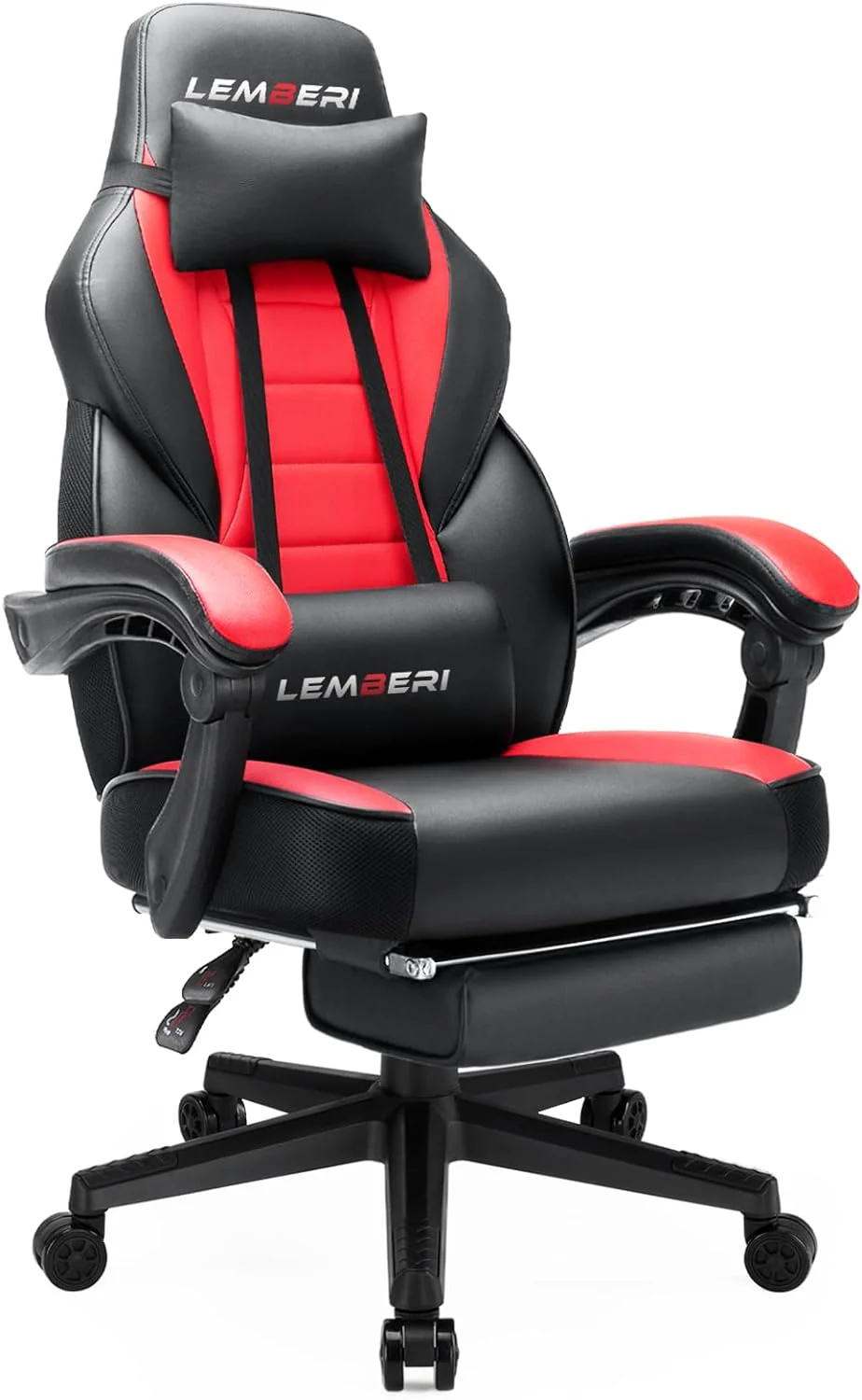 Big and Tall Gaming Chair with Footrest, 400 LB Capacity Ergonomic Video Game Chair for Home and Gaming - Image 8