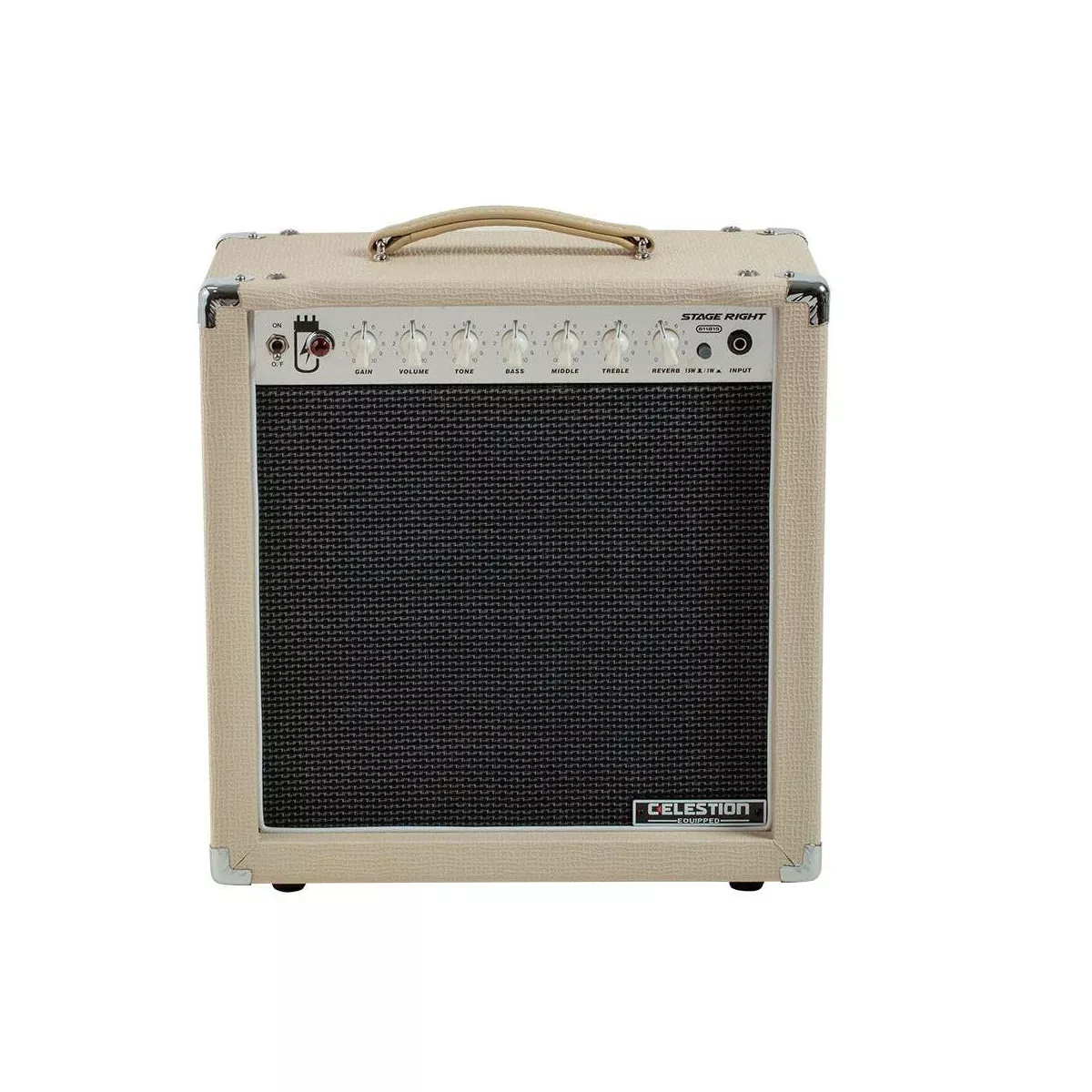 15-Watt 1x12 Guitar Tube Combo Amplifier with 12-Inch Speaker and Spring Reverb - Image 3
