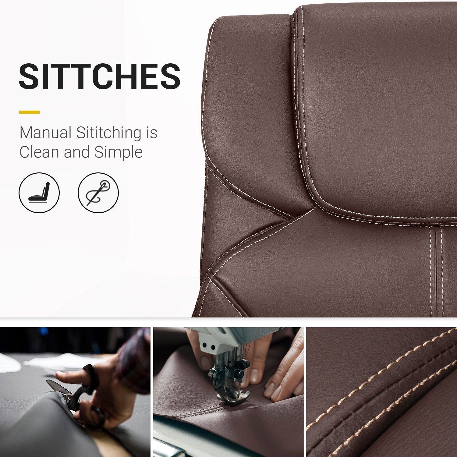 Mid Back Office Chair, Ergonomic Swivel Computer Task Chair for Home Office, Work and Study - Image 13