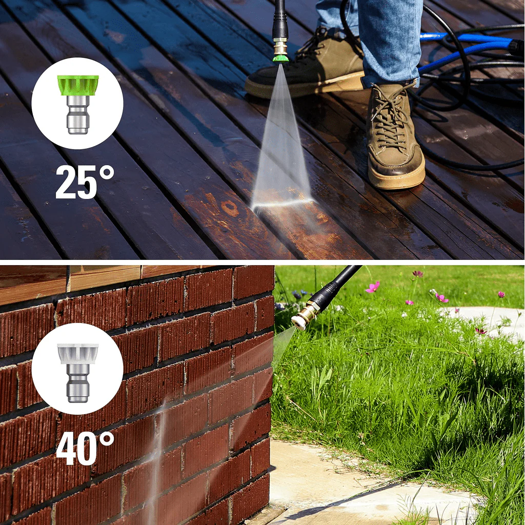 POWERWORKS 1700 Psi 1.2 GPM Pressure Washer, for Cleaning Homes/Cars/Driveways/Patios - Image 6