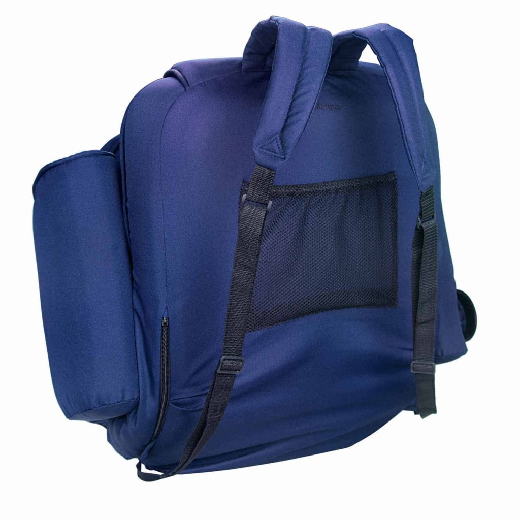 High-Back Portable Seat with Armrests& Pockets, UV-Resistant, Water-Repellent Fabric - Image 3