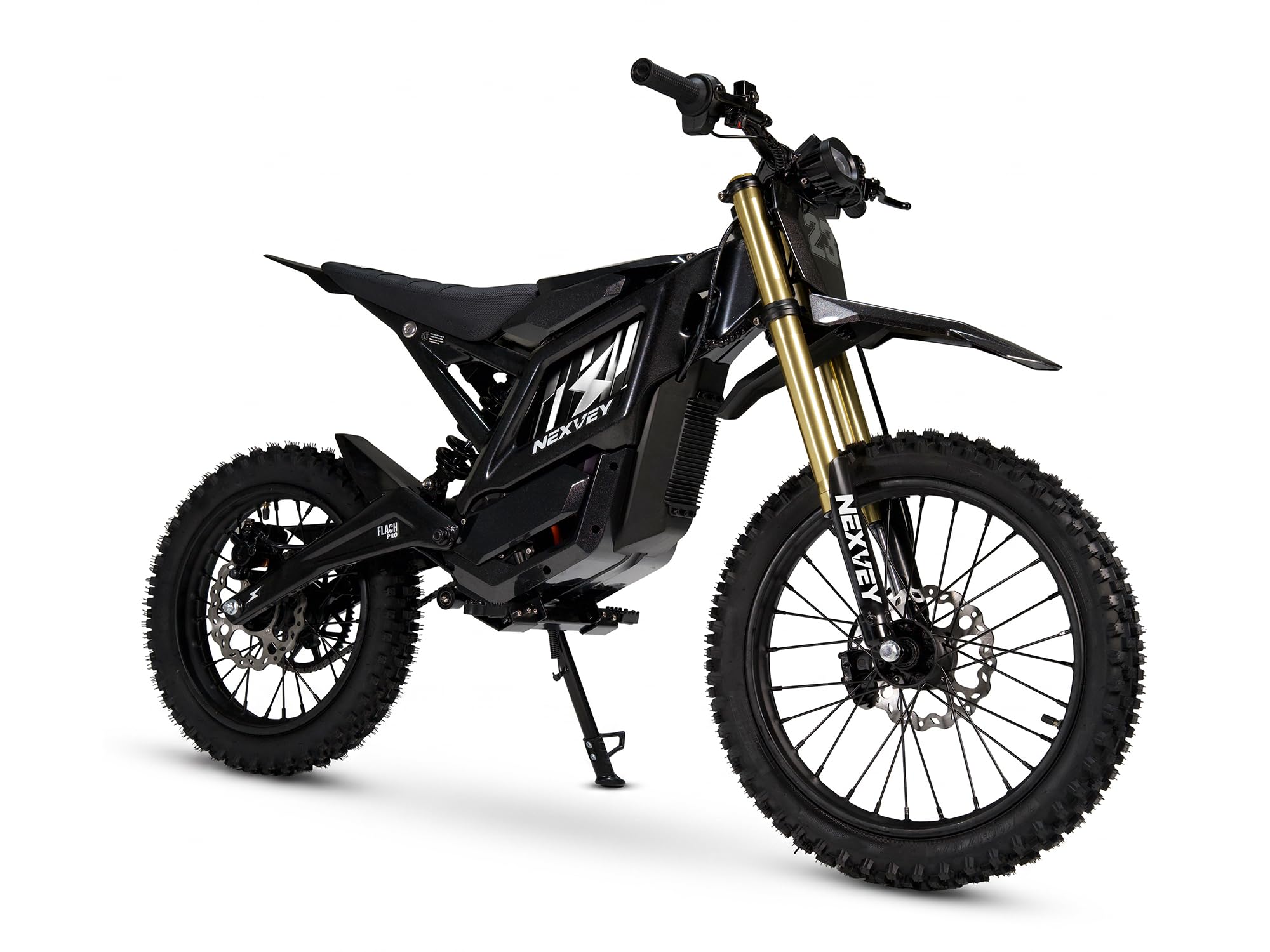 FLASH PRO Electric Dirt Bike for Adults, 5000W Peak Mid-Drive Motor Electric Motorcycle with Wheelie Assist, 55 MPH 50 Miles 60V 27Ah, 17/14" Tires All-Terrain Off-Road E-Bike - Image 2
