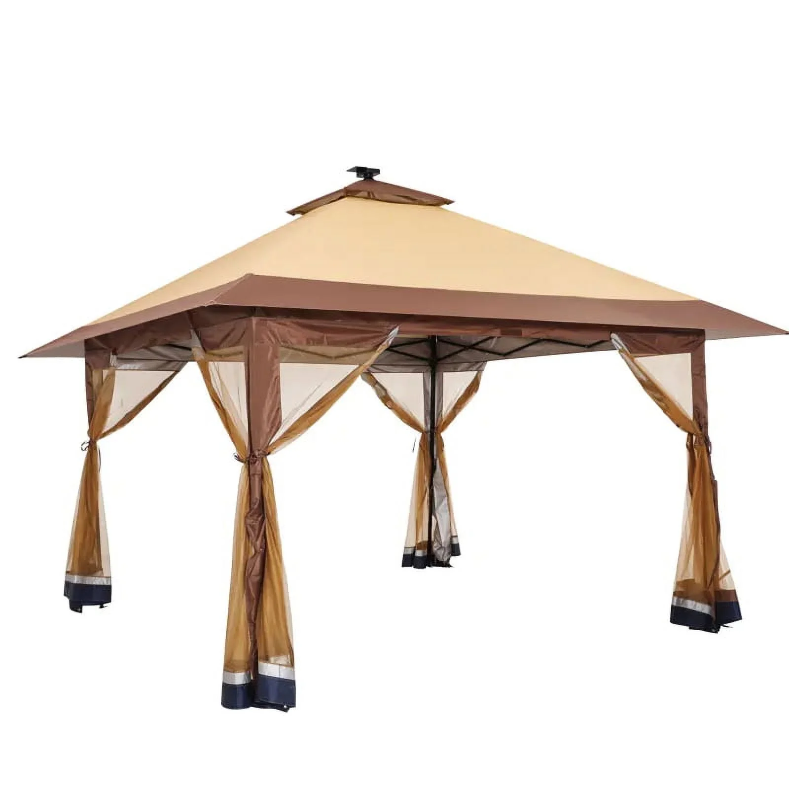 AOILE 13x13FT Pop-Up Patio Gazebo, Outdoor Canopy Tent with Mesh Walls, Double Roof & Carry Bag - Image 25