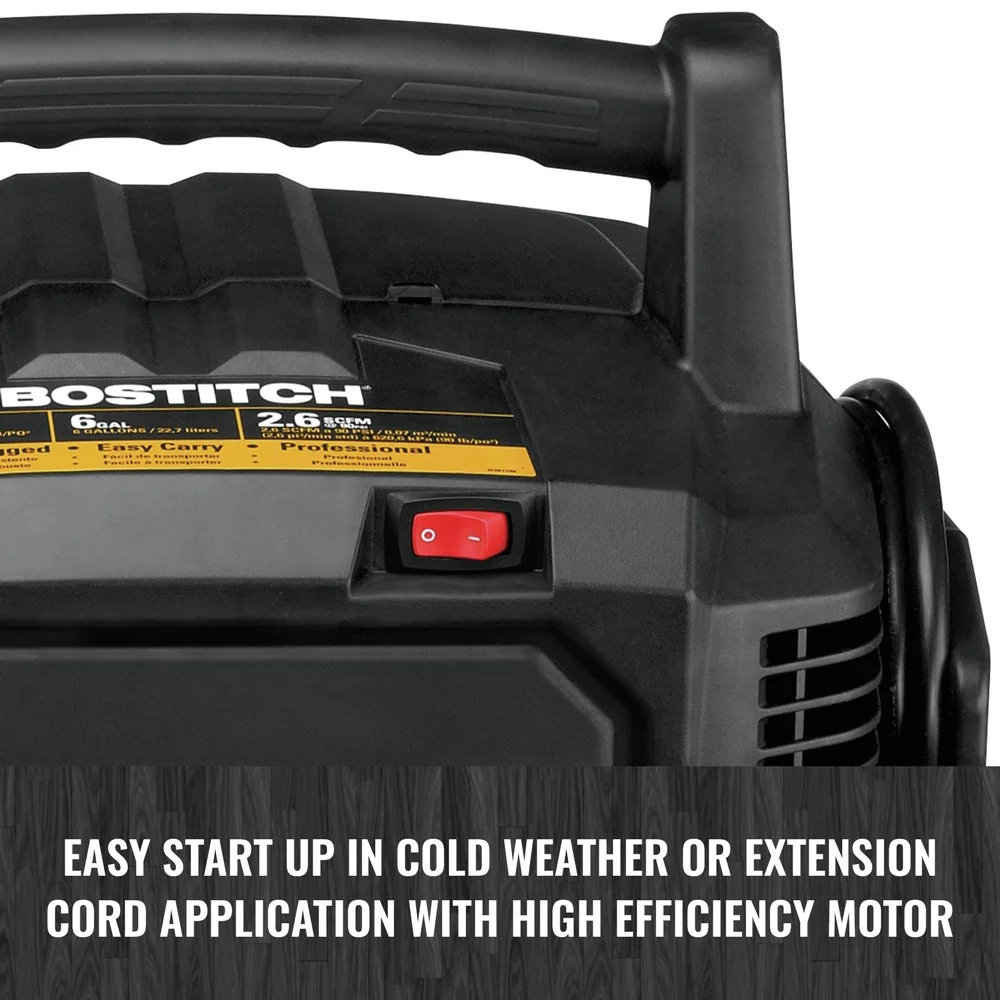 Bostitch BXCM02012 6 Gallon 150 PSI Electric Pancake Air Compressor - Image 9