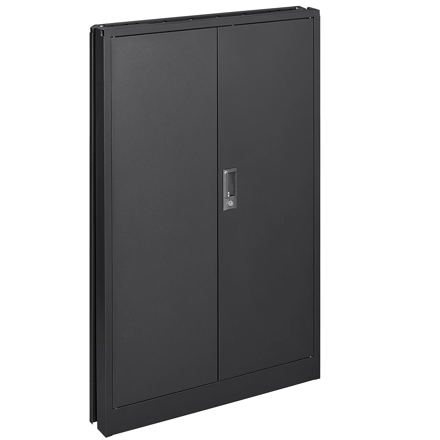 Metal Storage Cabinet with Locking Doors and Adjustable Shelf, Folding Filing Storage Cabinet, Rolling Storage Locker Cabinet for Home Office,School,Garage, White - Image 28