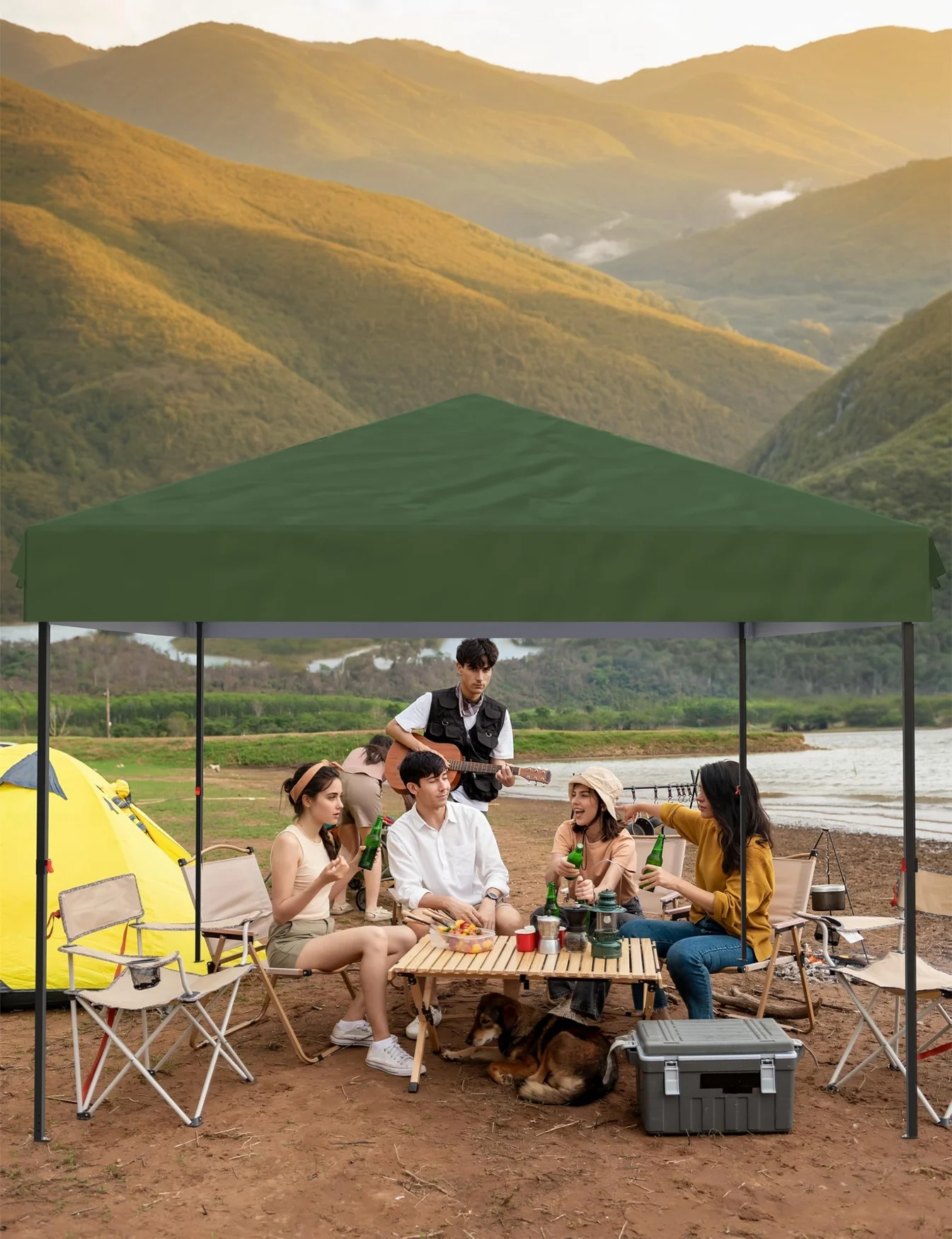 Arigeas Pop Up Canopy Tent 10'x10' with Adjustable Height, Easy Outdoor Sun Shade Shelter for Party, Event, Patio - Image 7