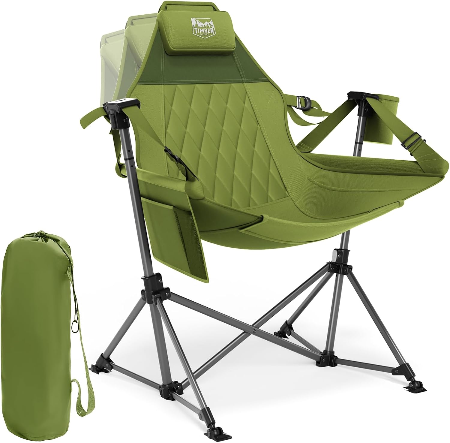 Hammock Camping Chair, Oversized Swinging Chair, 400lbs Load - Image 4