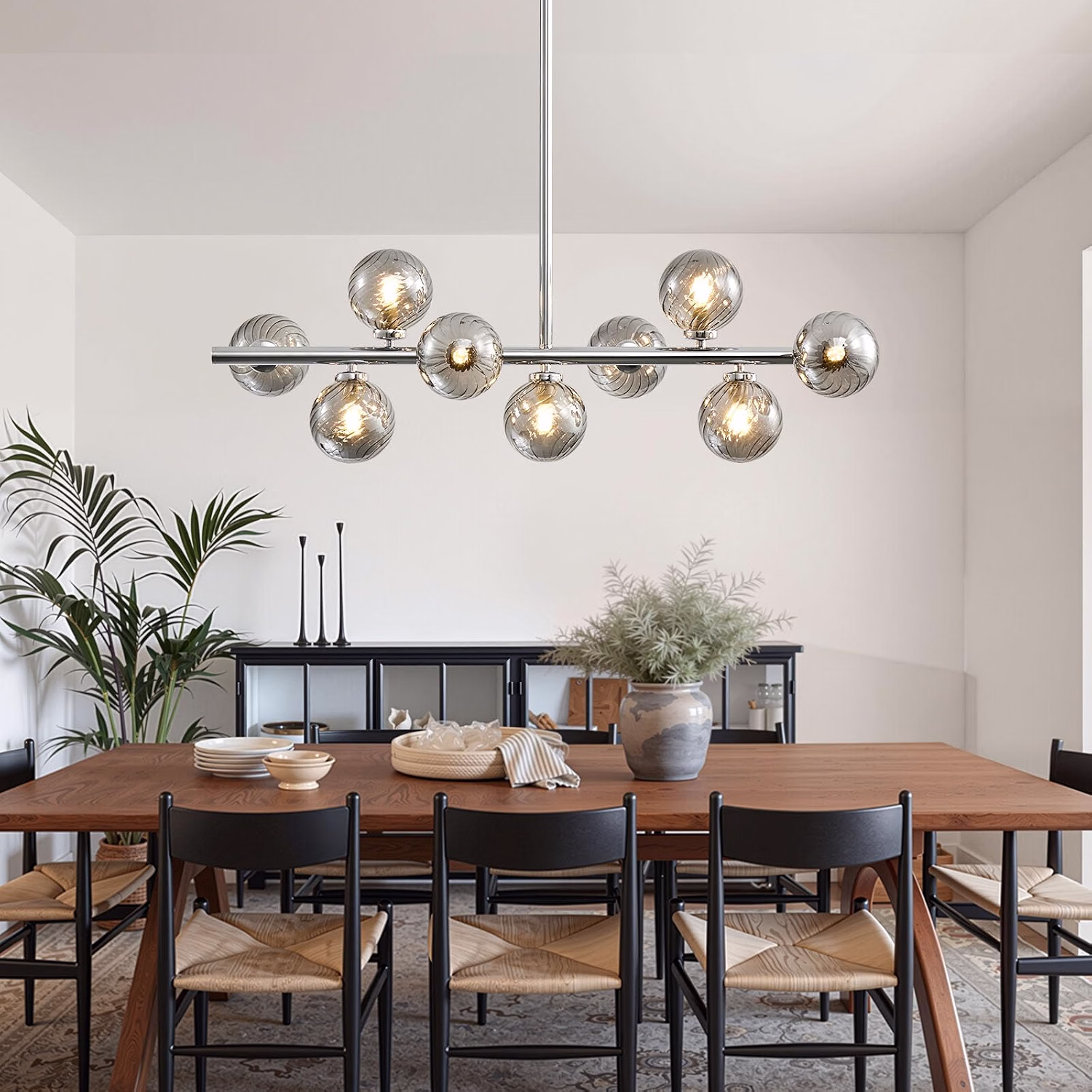 Mid Century Modern Sputnik Chandelier,16-Light Dining Room Light Fixture - Image 4