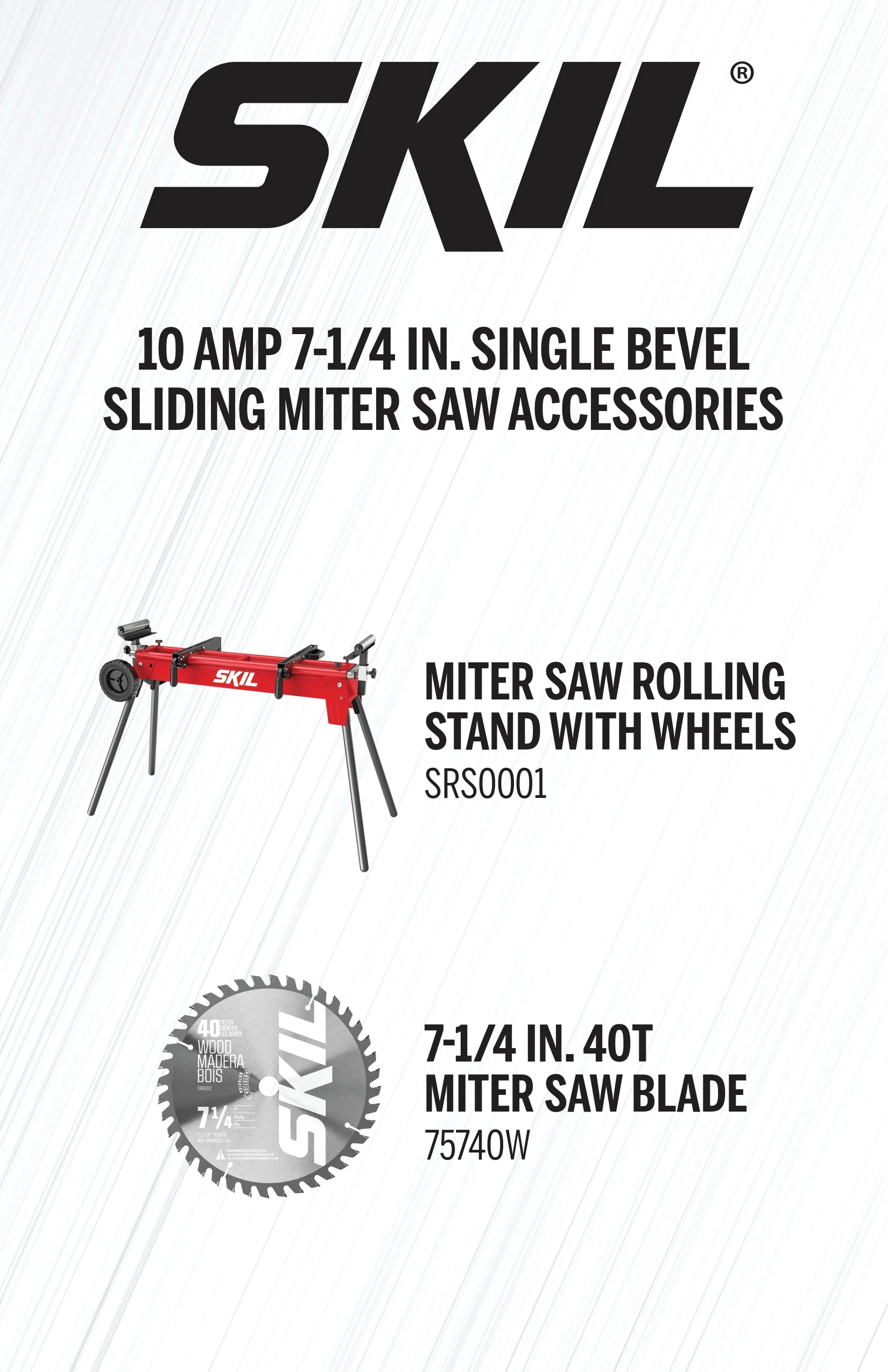 SKIL MS6316-00 10 Amp 7-1/4" Single Bevel Miter Saw with Compact Rail System & LED Shadow Line - Image 10