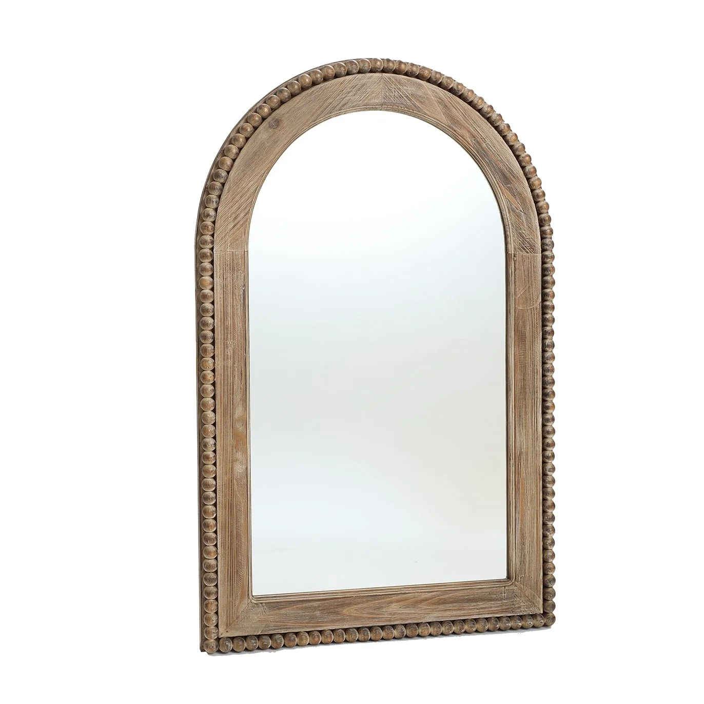 Wood Framed Arch Window Wall Mirror, Bathroom Wall Mirror - 39.25 H x 25.87 W x 1.5 D - Image 6