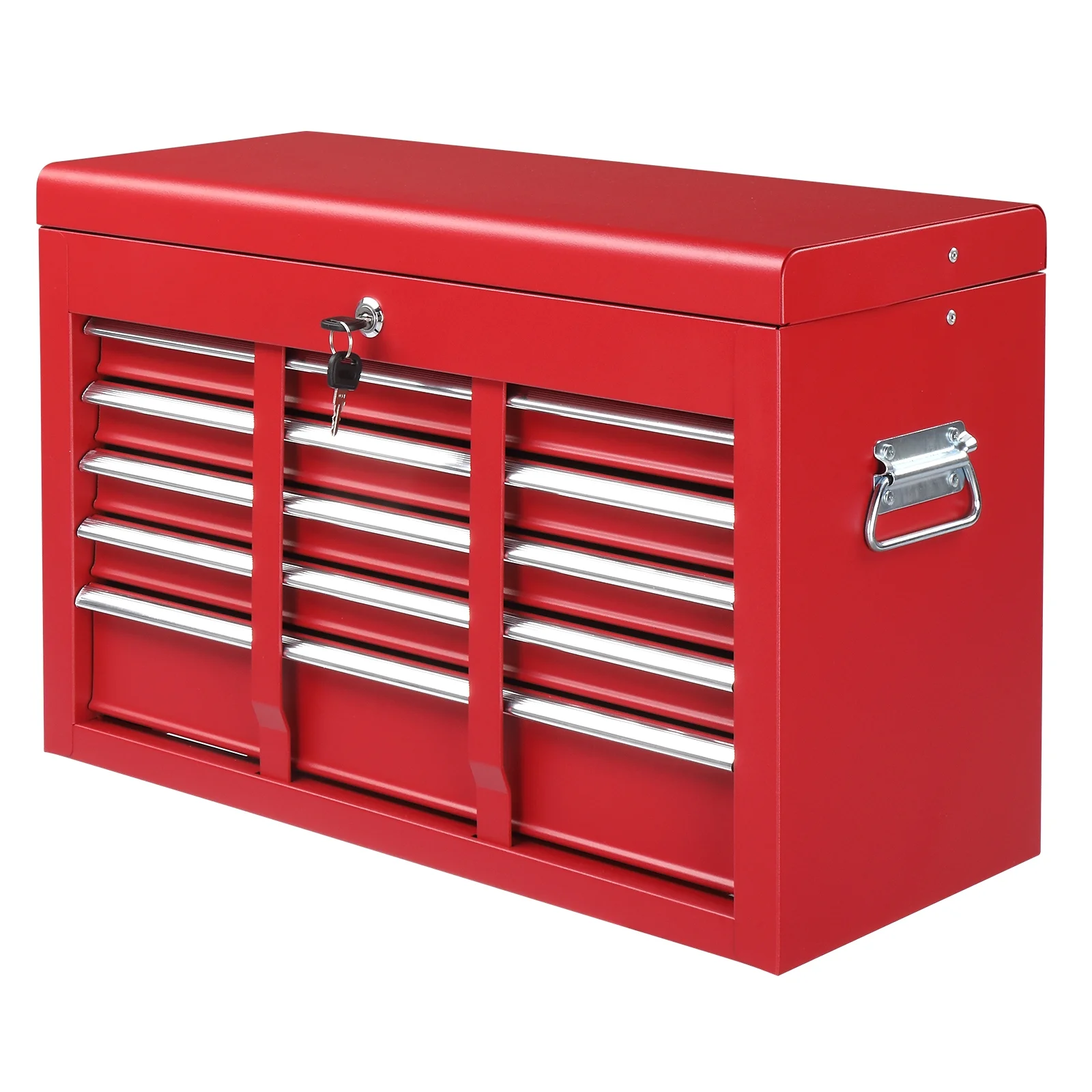 Ktaxon Tool Box, Portable 5 Drawer Steel Toolbox with Top Storage Tray & Carrying Handle, for Garage Trunk Household, Black - Image 25
