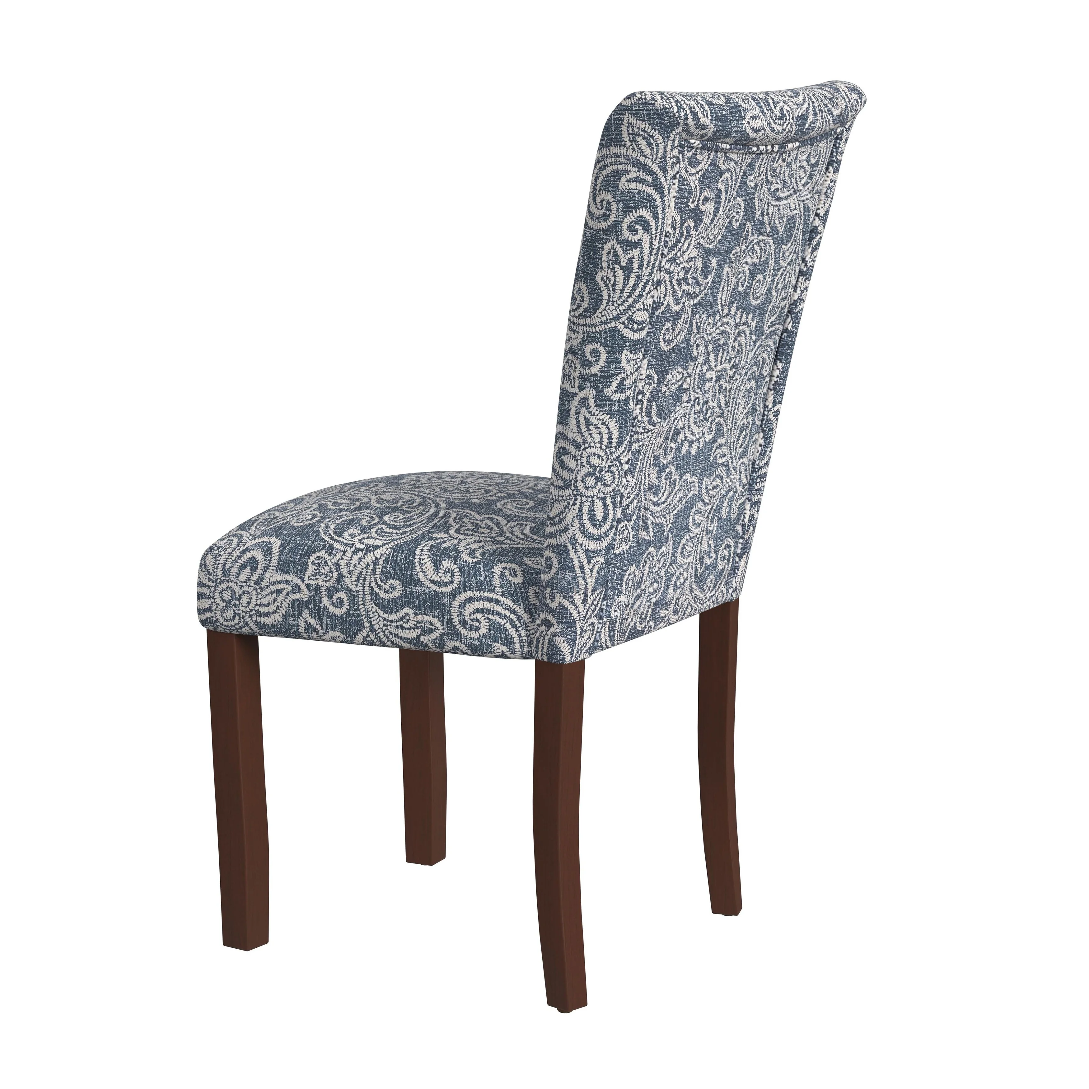 Set of 2 Upholstered Medallion Dining Chairs, Comfortable Parsons Style Chairs for Kitchen and Dining Room - Image 43
