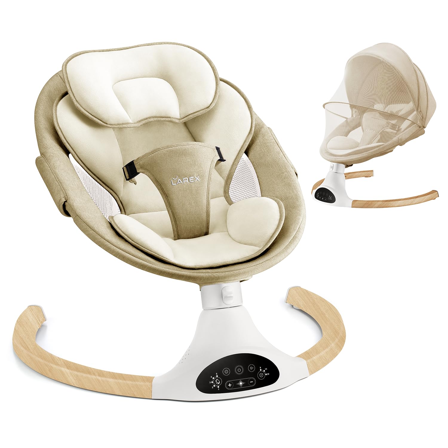 Baby Swing for Infants to Toddler with Remote Control & Bluetooth - Image 2