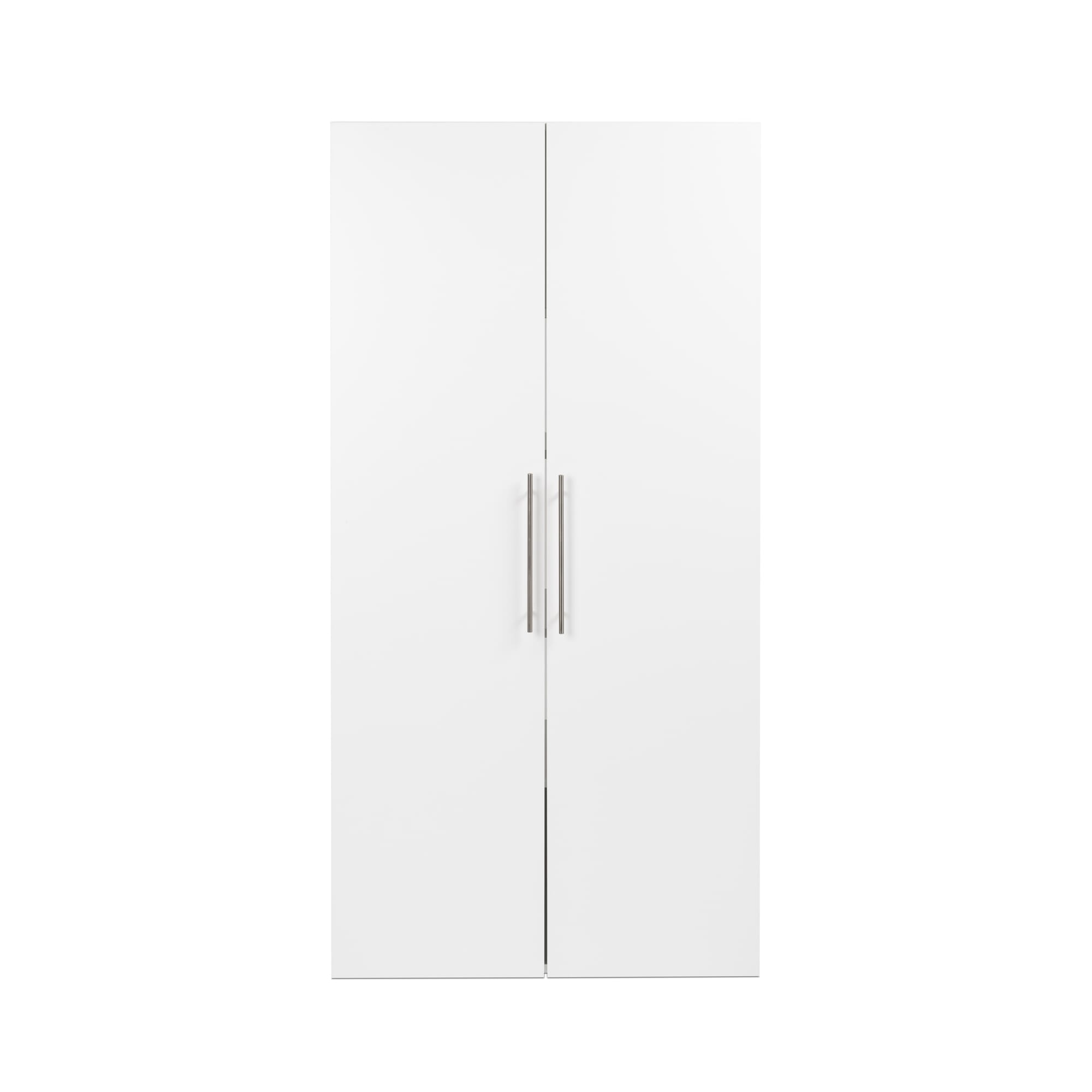 Prepac HangUps Large Storage Cabinet - Immaculate White 36" Cabinet with Storage Shelves and Doors; Ideal for Bin and General Storage Solutions - Image 3