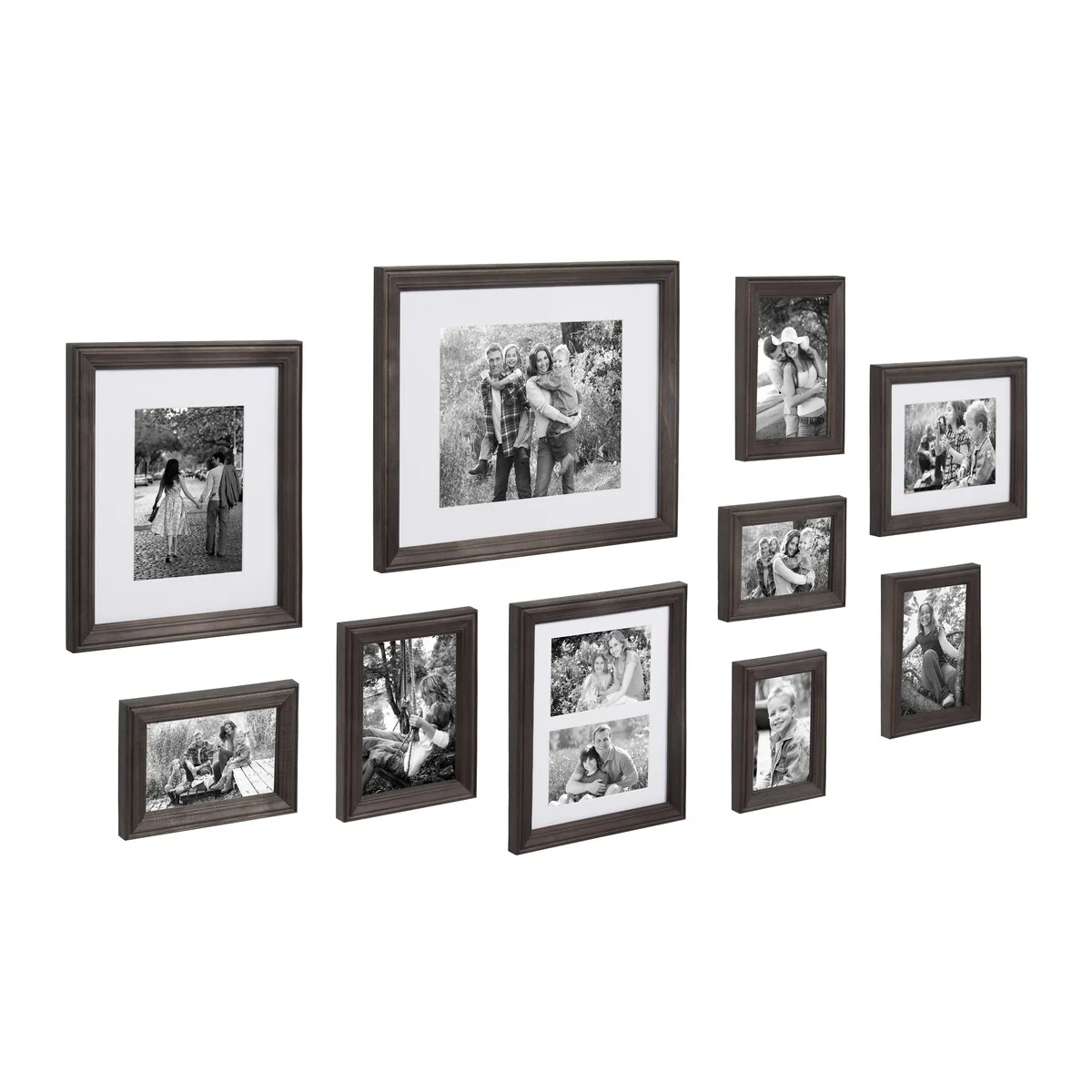 10-Piece Wood Gallery Wall Picture Frame Set, Decorative Photo Display Frames for Living Room, Bedroom and Home Decor - Image 17