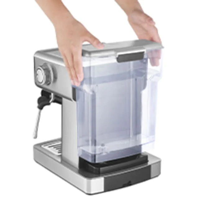20-Cup Stainless Steel Semi-Automatic Espresso Machine with 0.5-Gallon Water Tank - Image 5