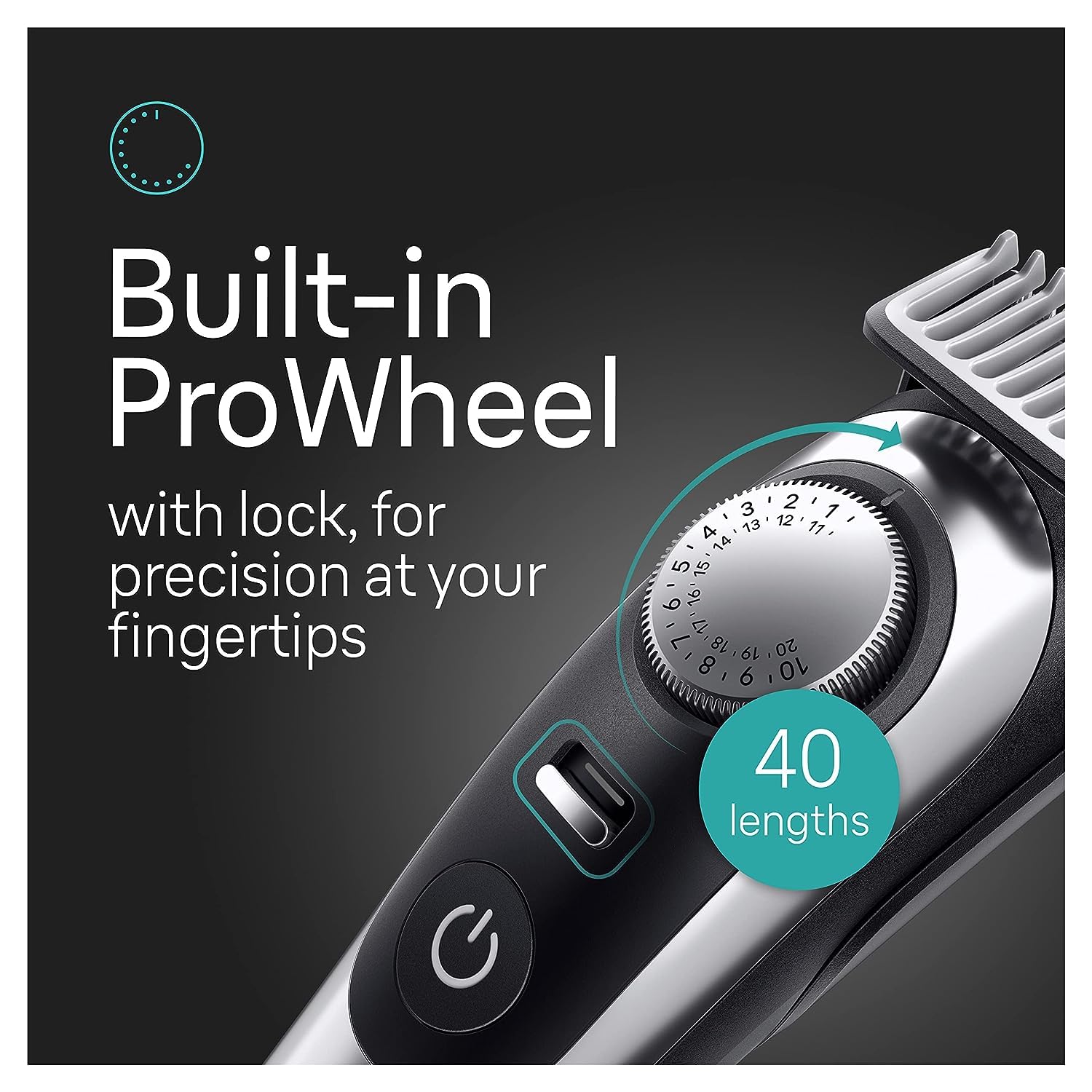 13-in-1 Men's Grooming Kit with Beard Trimmer, Hair Clipper, and Body Groomer - Image 6