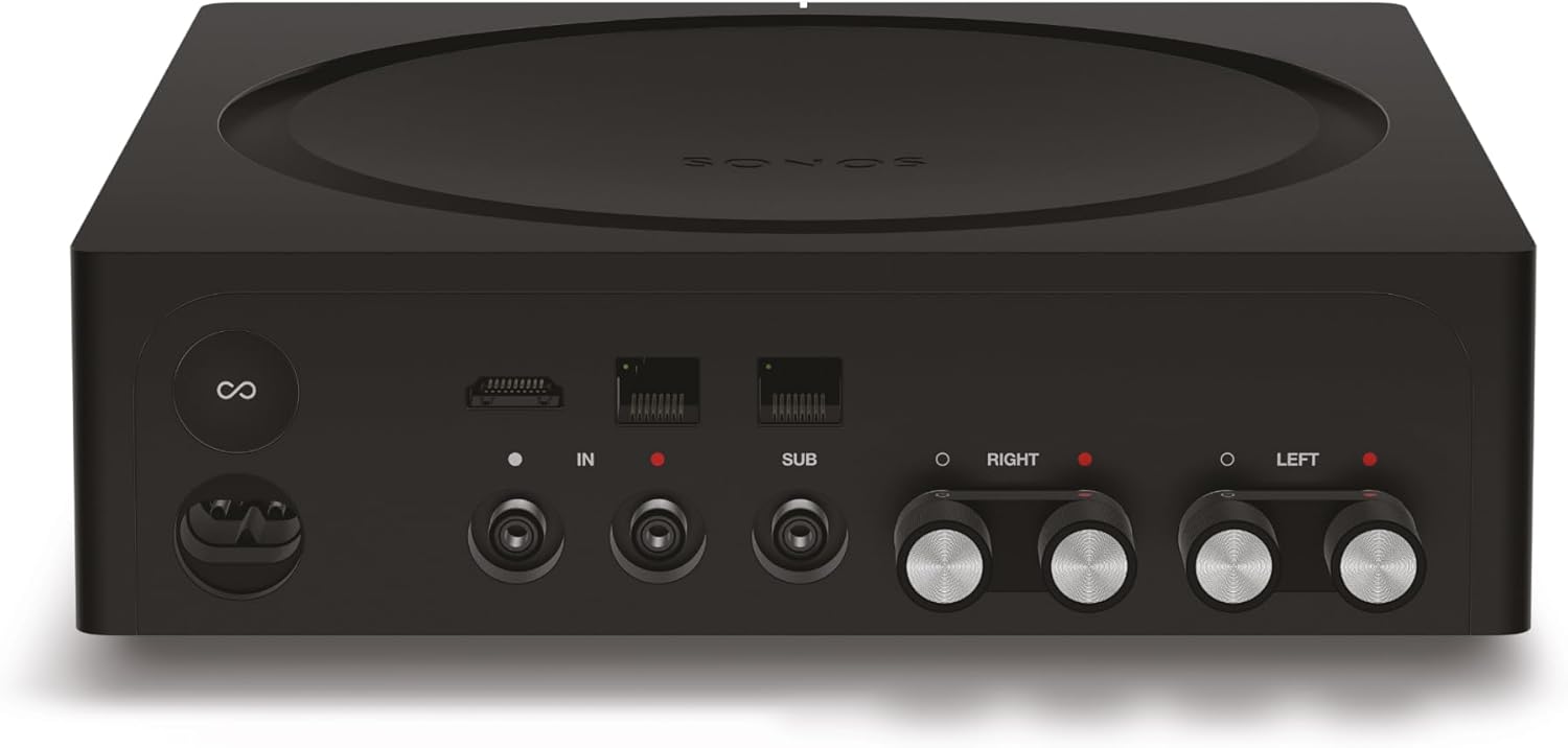 Versatile Black Audio Amplifier for All Entertainment - Image 4
