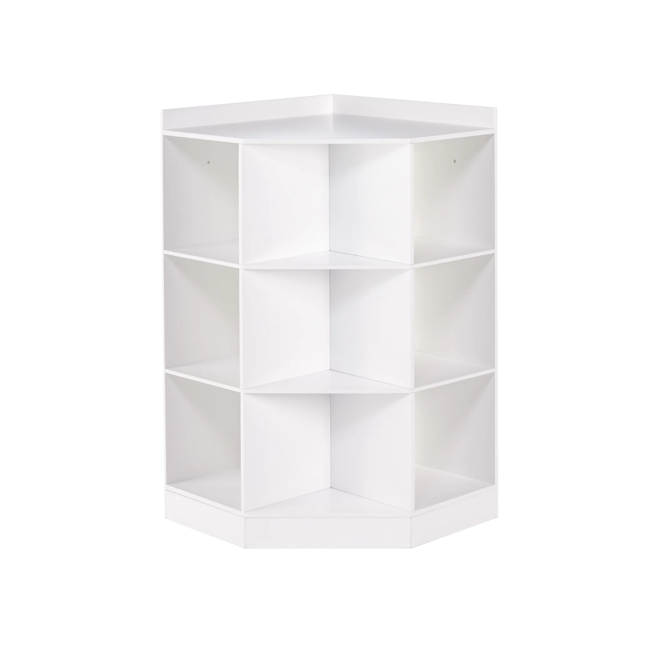 RiverRidge Kids Corner Playroom Cabinet with 6 Toy Storage Cubbies and 3 Shelves - White - Image 2