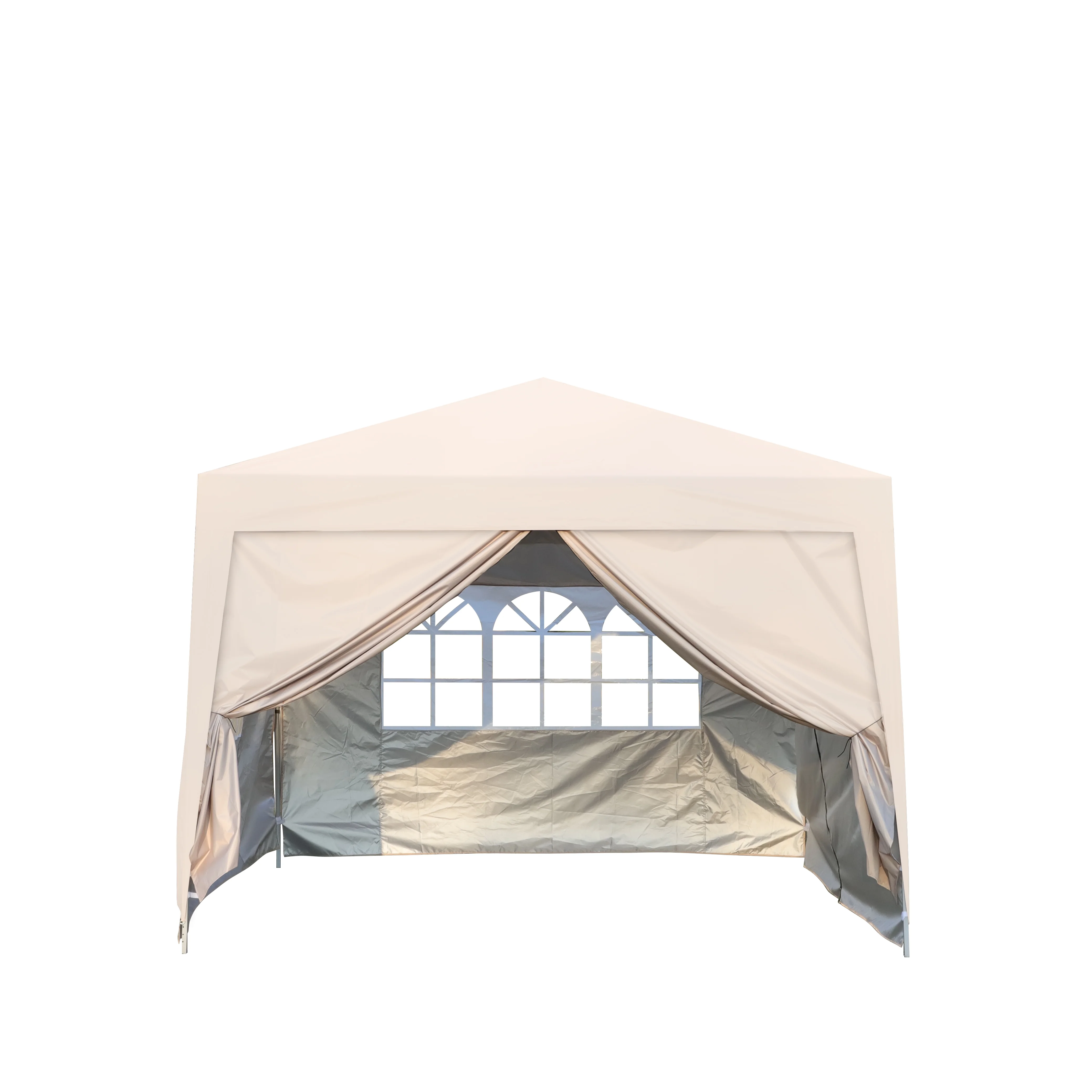 IVV 10x10FT Pop Up Canopy Tent, Outdoor Instant Slant Legs Gazebo Shelter with Carrying Bag, Portable for Patio Deck Garden and Beach - Blue - Image 19