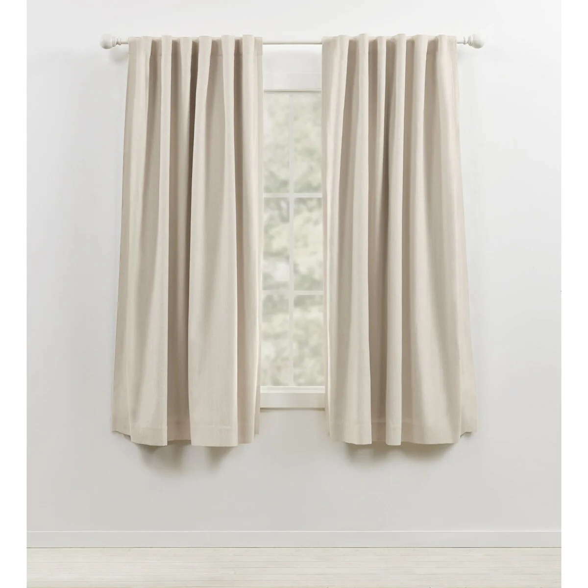 Blackout Curtain Single Panel, Back Tab and Rod Pocket Window Curtain - Image 14