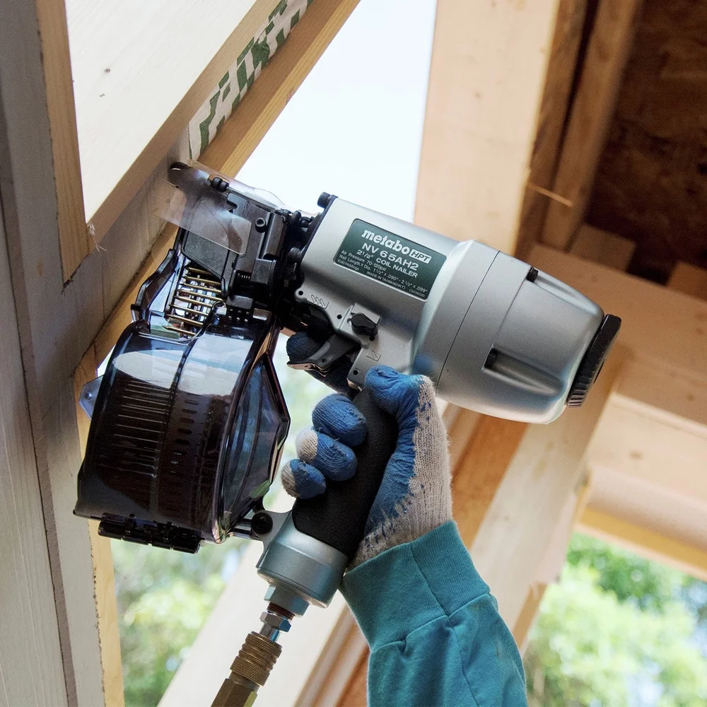 Metabo HPT Coil Siding Nailer, 1-1/2 inch to 2-1/2 inch Siding Nails, Side load, Tilt Bottom Magazine (NV65AH2) - Image 7