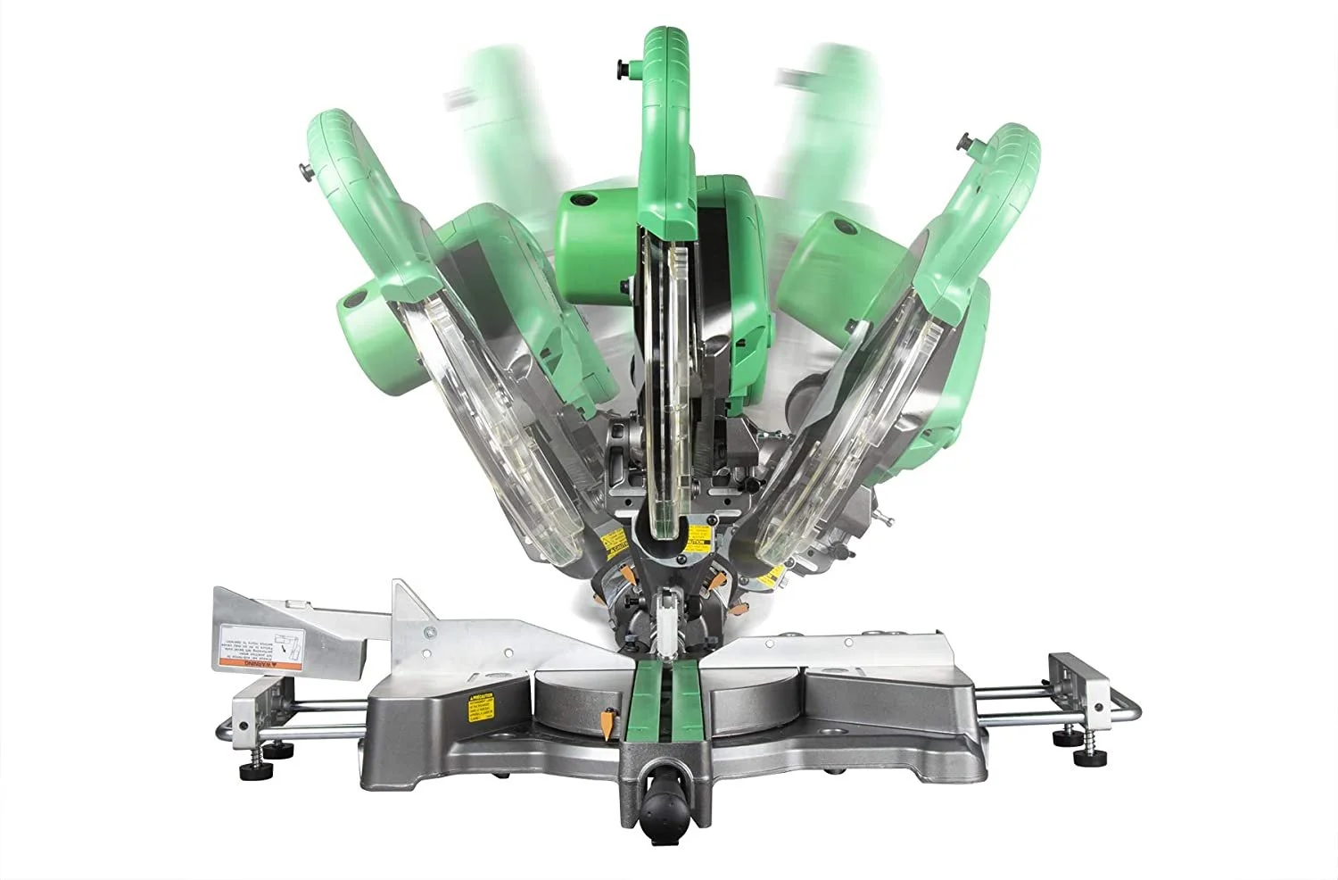 Metabo HPT 10-Inch Sliding Compound Miter Saw, Adjustable Laser Guide, Double Bevel, Electronic Speed Control, 12 Amp Motor, Electric Brake C10FSHS - Image 9