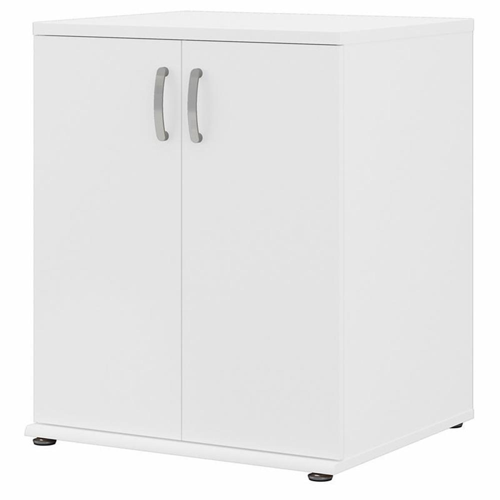 Pemberly Row Garage Storage Cabinet with Doors in White - Engineered Wood - Image 2