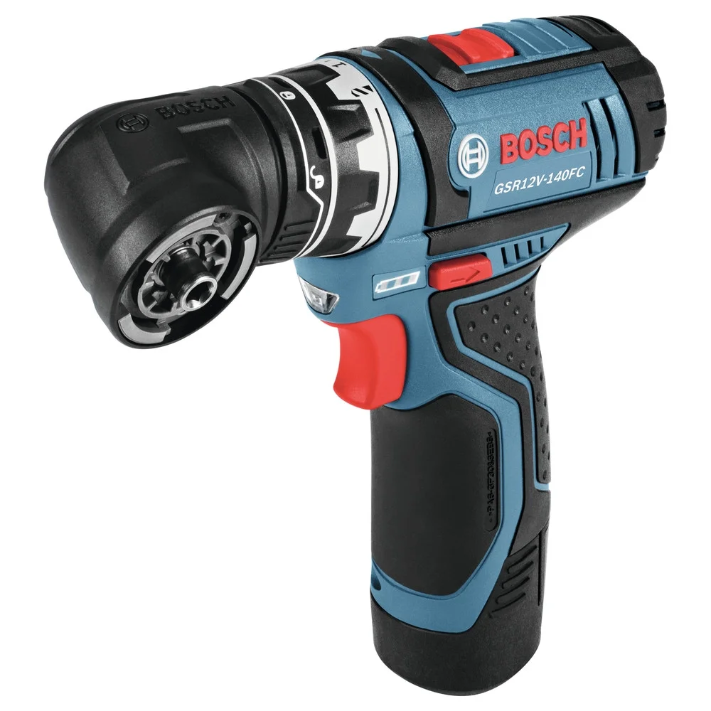 Restored Bosch GSR12V-140FCB22 12V Cordless Drill Driver, 2Ah, 265In-Lbs, 1300RPM, 5 Piece (Refurbished) - Image 4