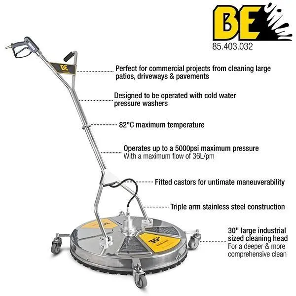 30" 5000 PSI Whirl-A-Way Surface Cleaner - Image 2