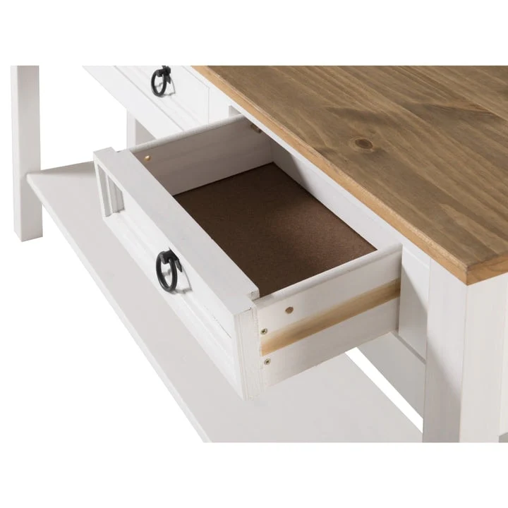 Wood Console Table with 3 Drawers, Entryway Hallway Storage and Display Table for Home - Image 17